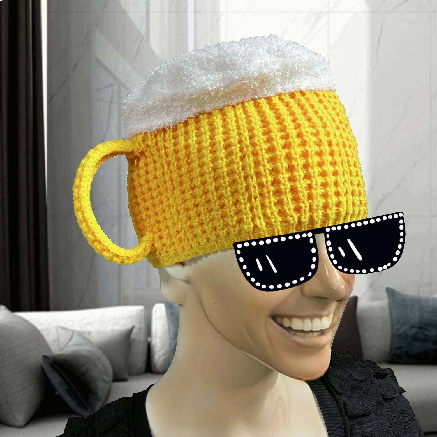 🍻Funny 3D Beer Mug Knitted Glove Gift🎁