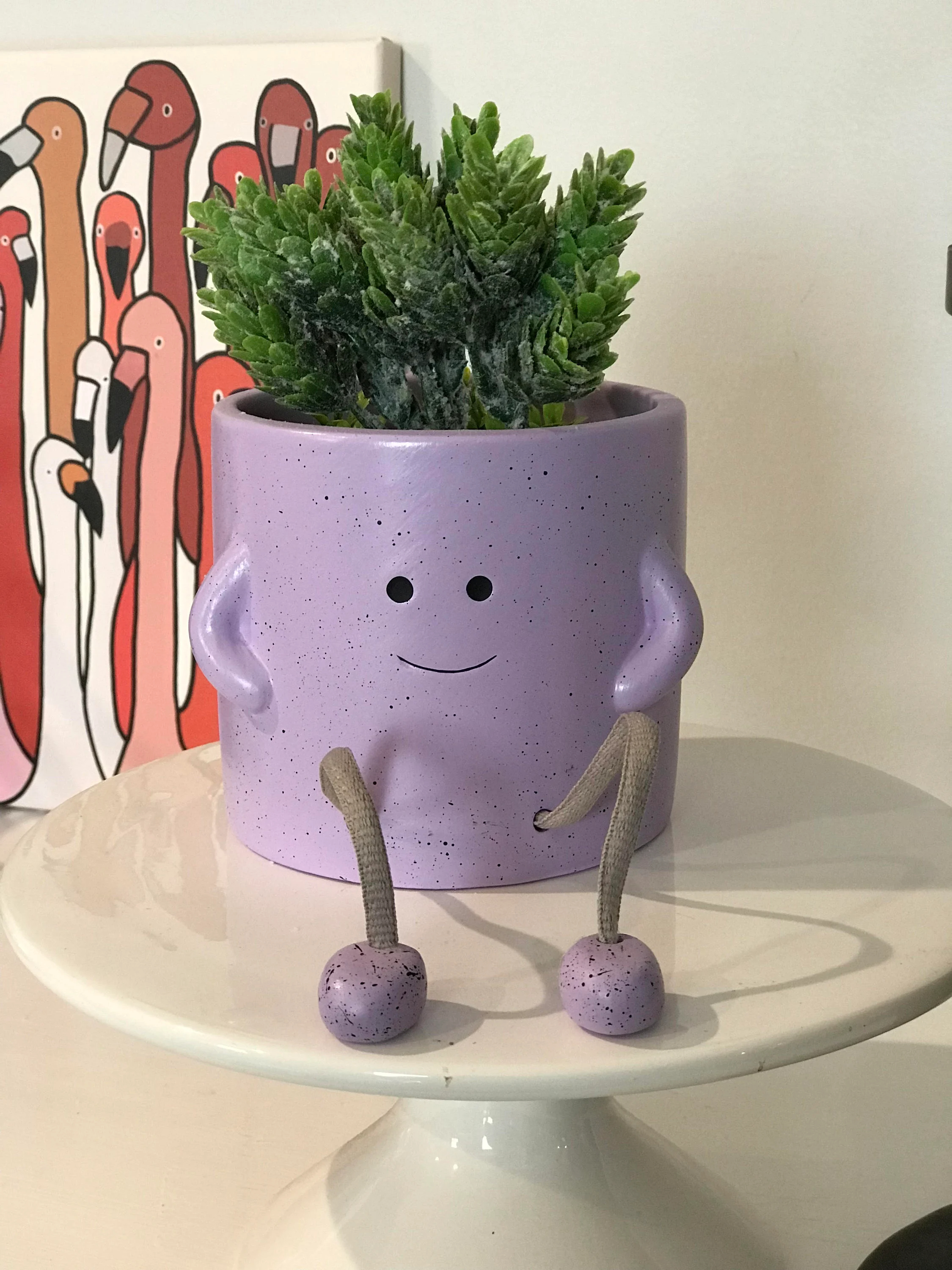 Happy Dangling Legs Desk Planter