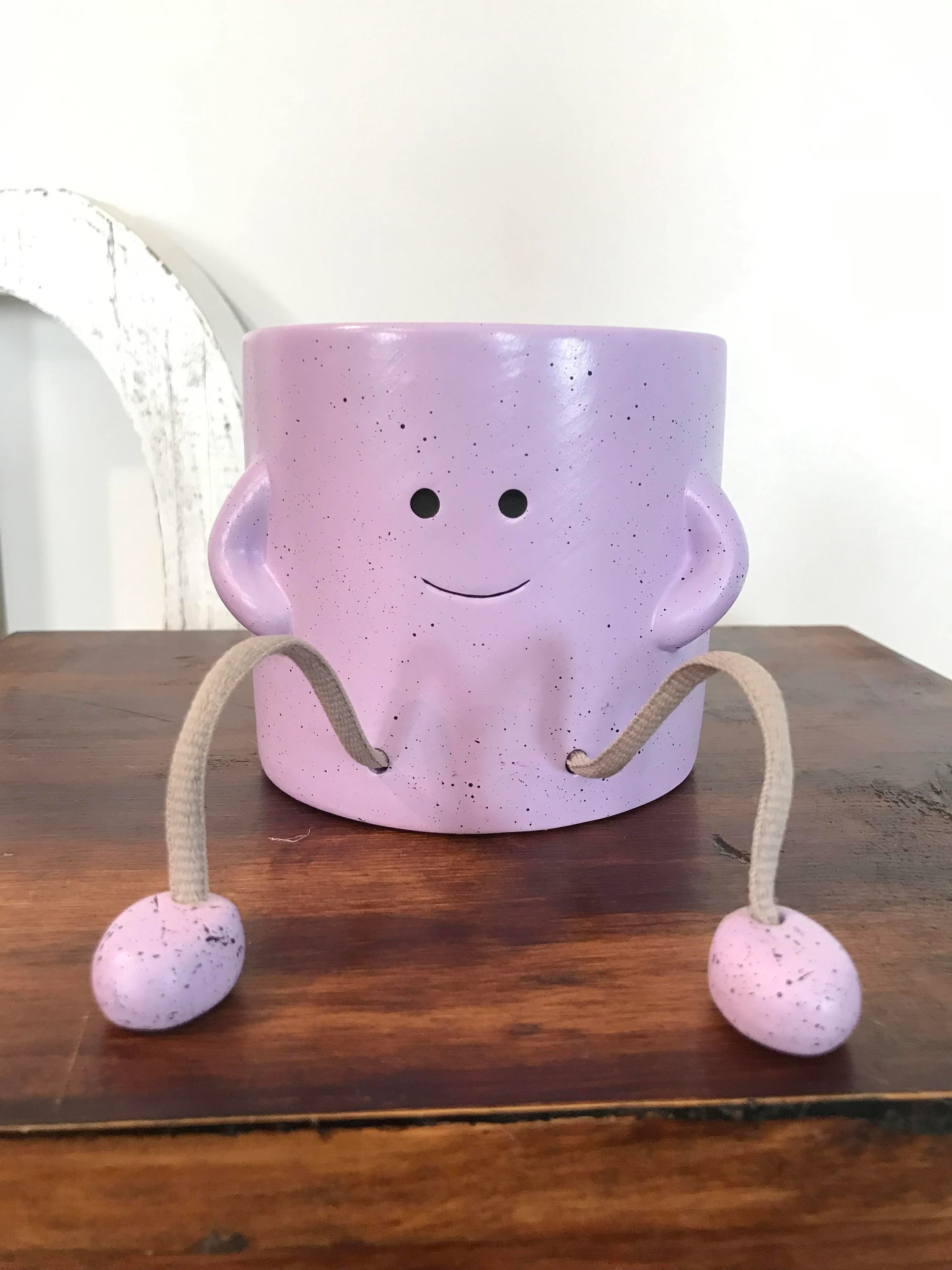 Happy Dangling Legs Desk Planter