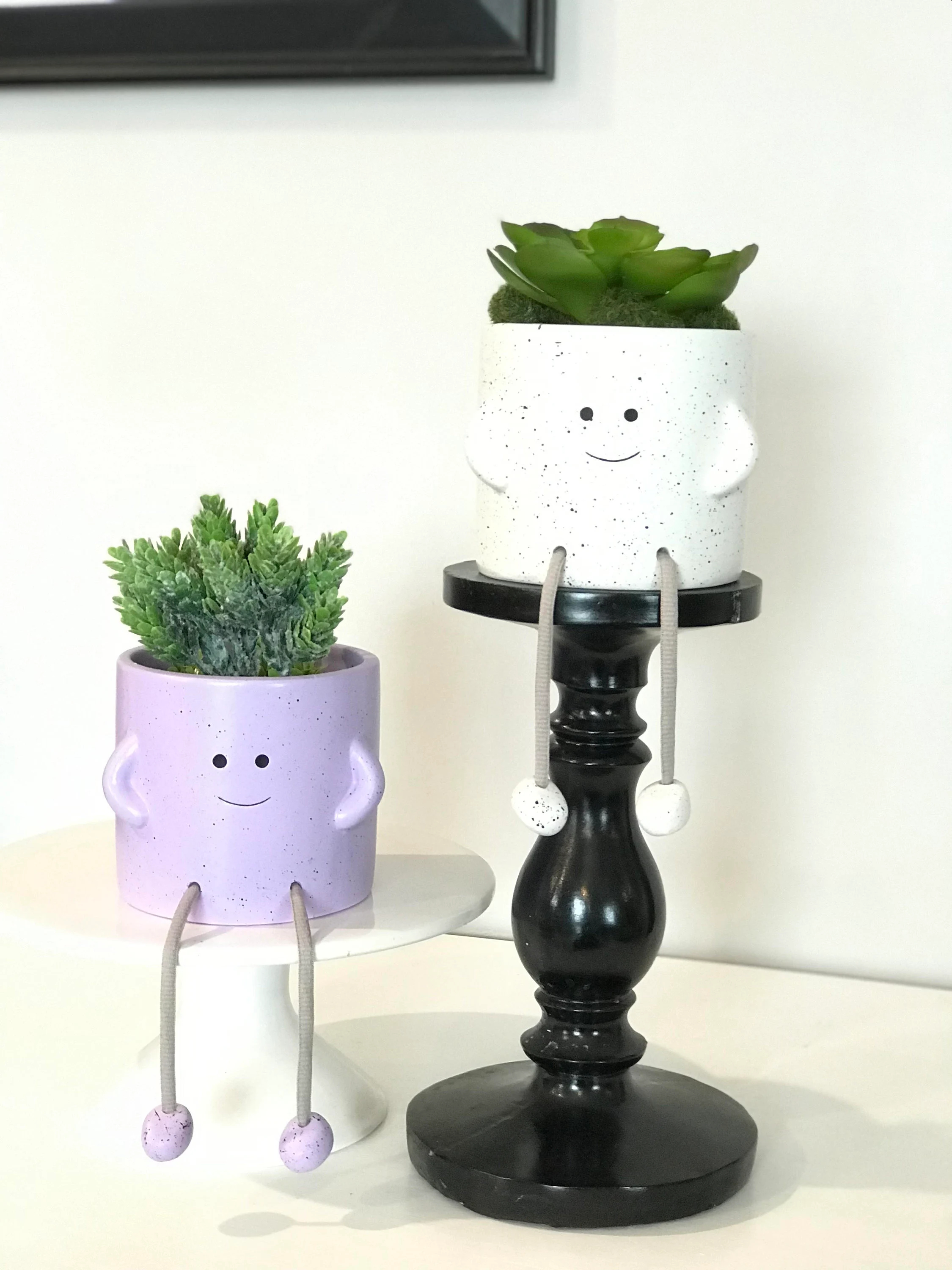 Happy Dangling Legs Desk Planter