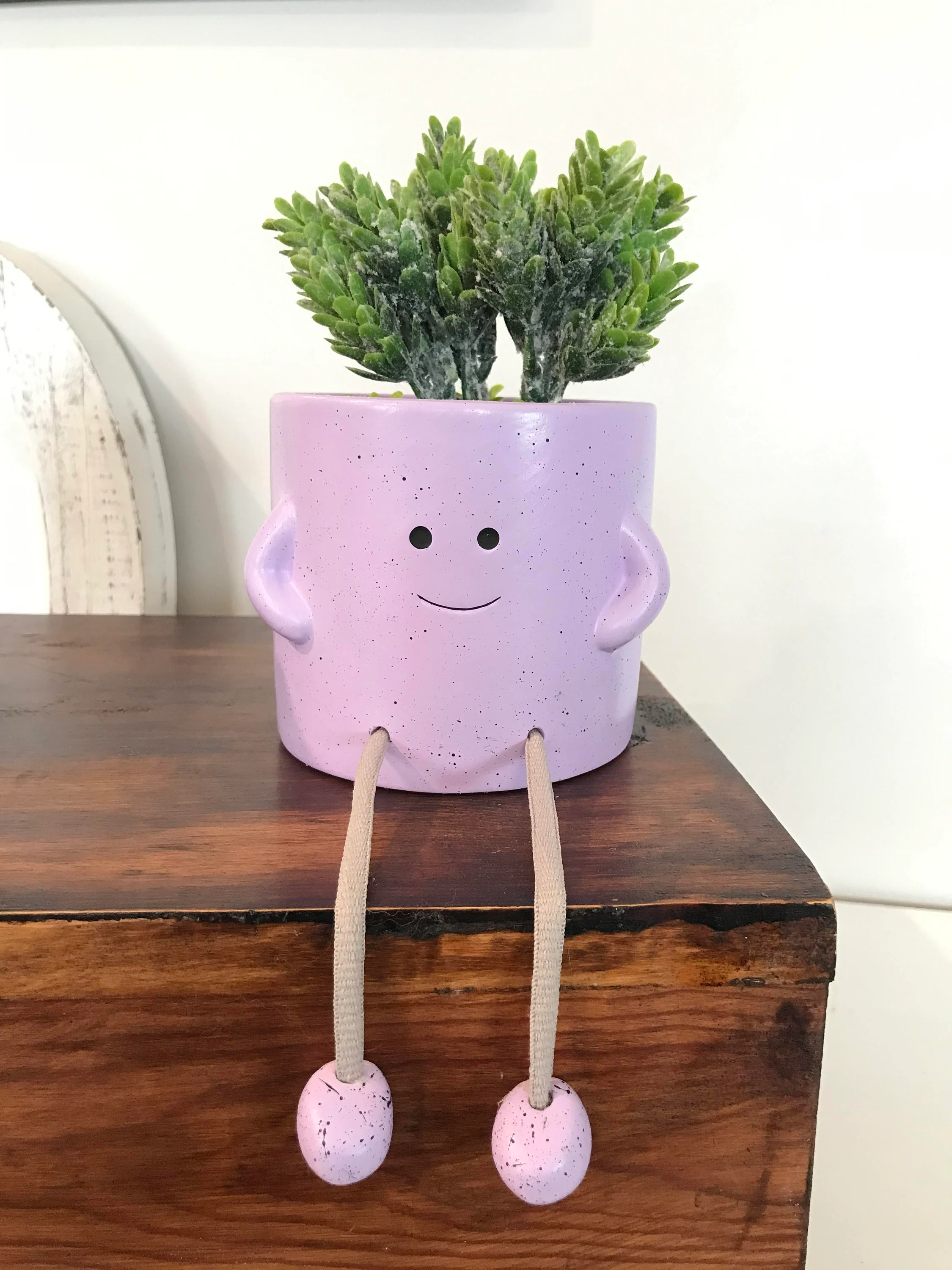 Happy Dangling Legs Desk Planter
