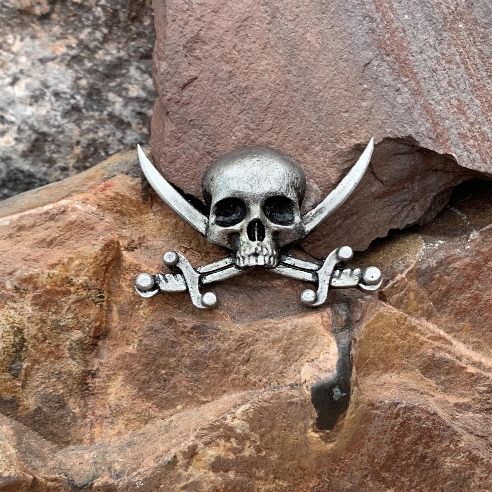🎈Funny Gifts🎁-🔥Retro Gothic Skull Brooch💀