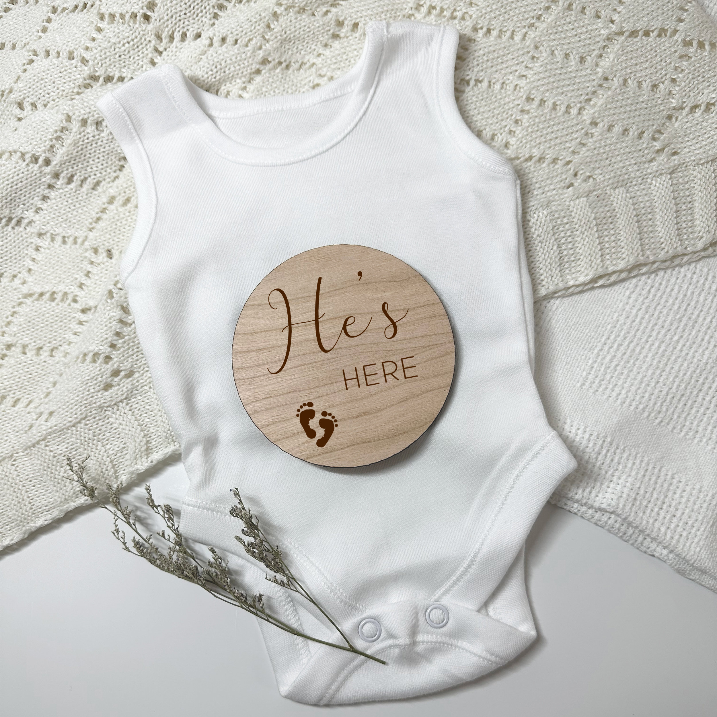 Baby Arrival Sign-Welcome To The World