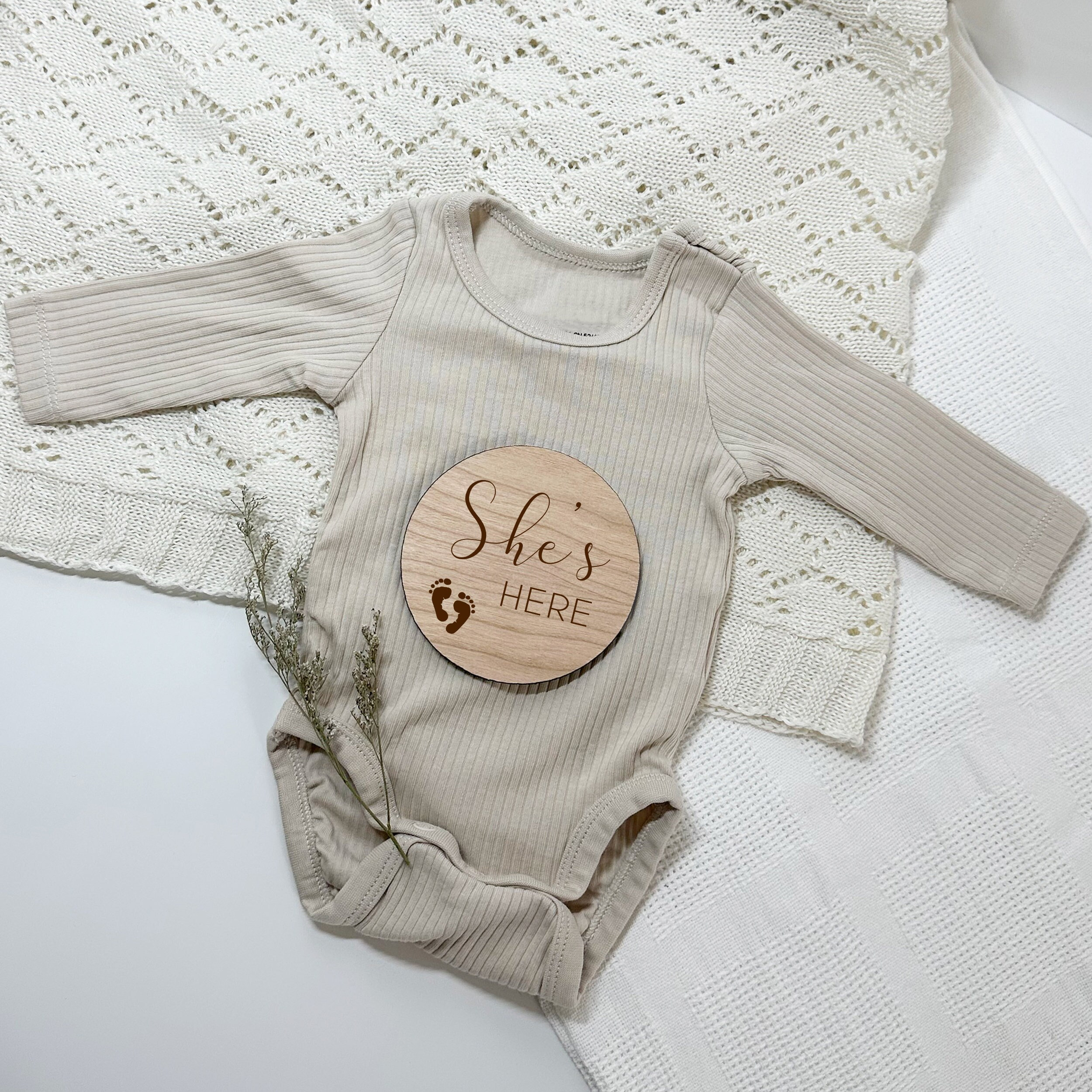 Baby Arrival Sign-Welcome To The World