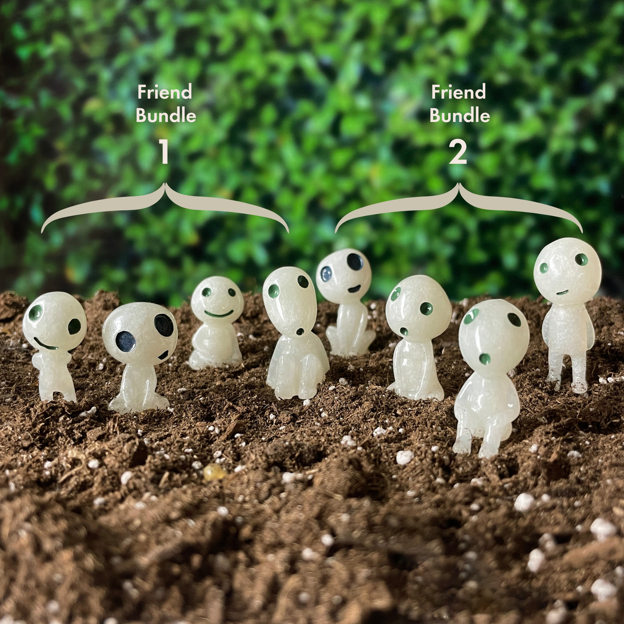 👻Cute Glow in the Dark Plant Accessory🌱