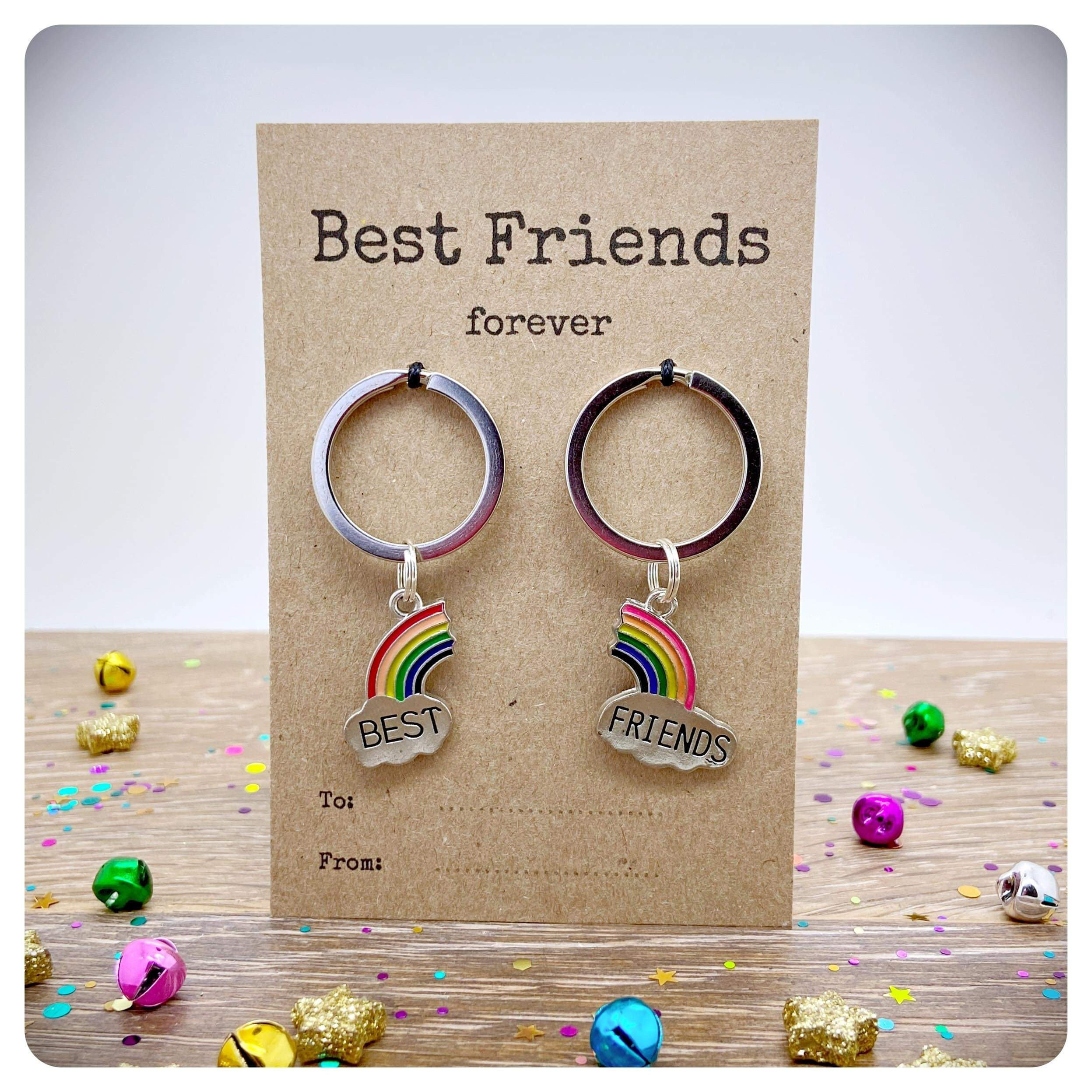 Best Friends Forever Keychain Set
