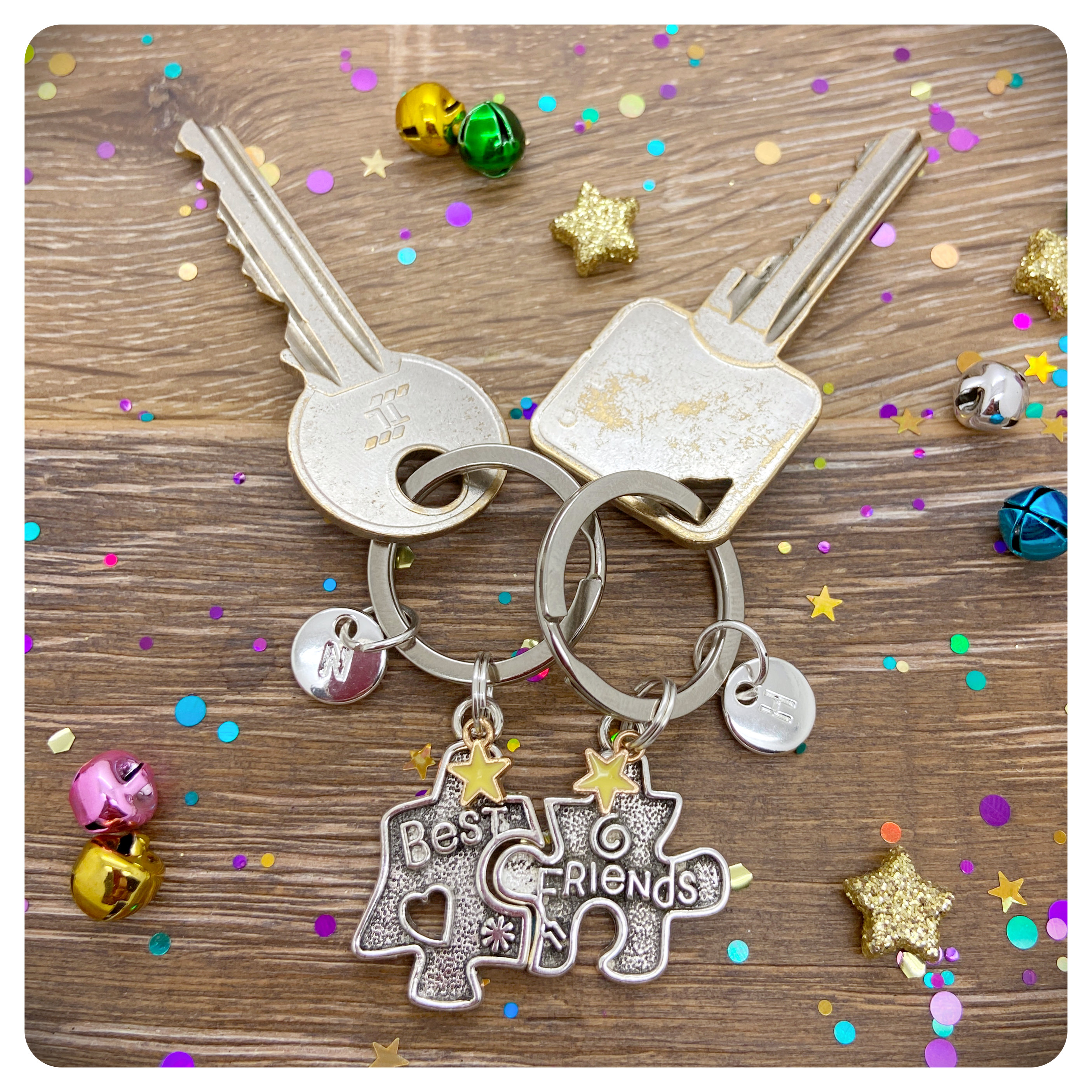Best Friends Forever Keychain Set