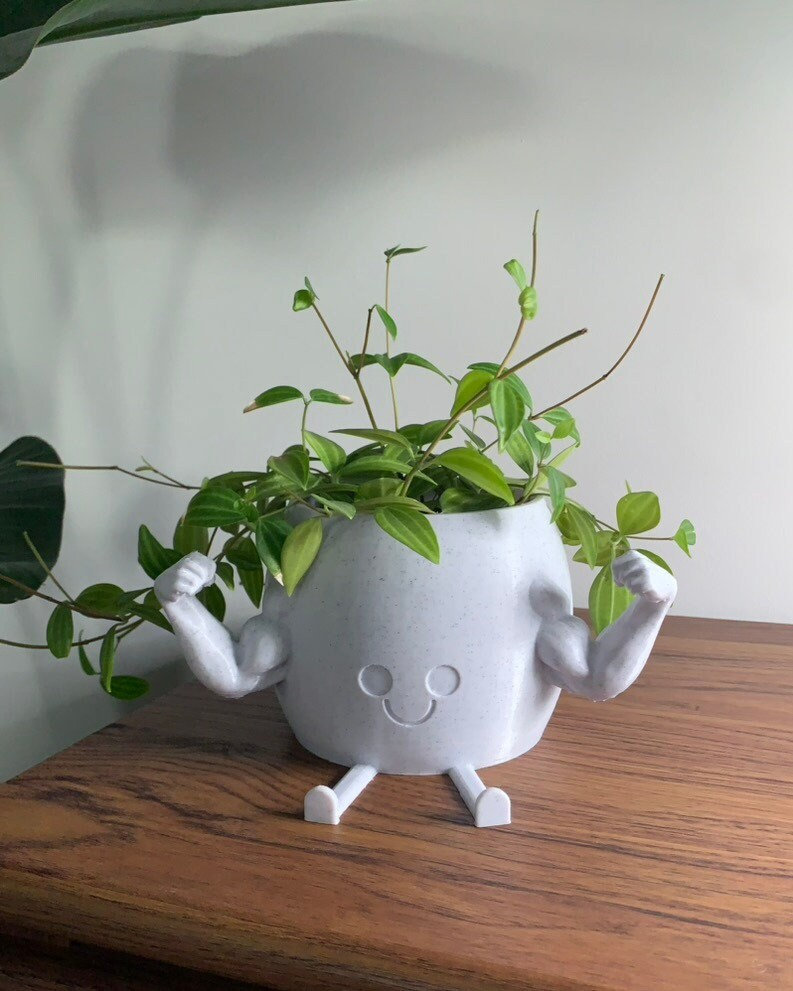 Happy Muscle Douchebag Planter