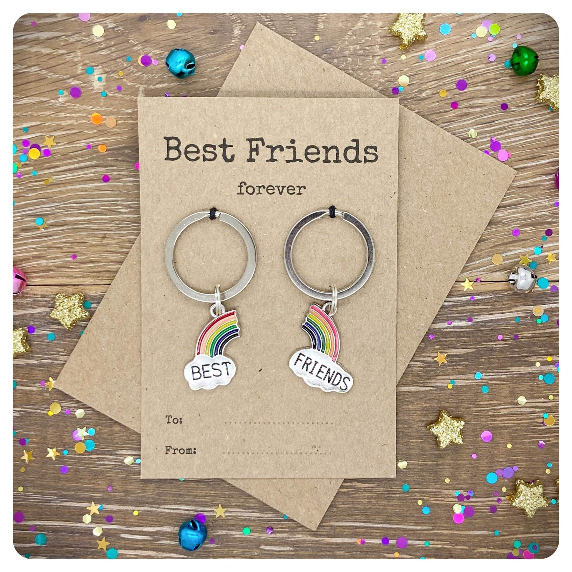 Best Friends Forever Keychain Set
