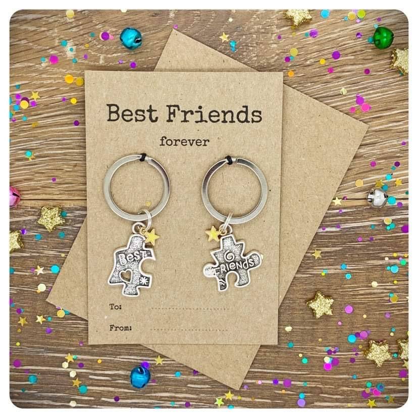 Best Friends Forever Keychain Set
