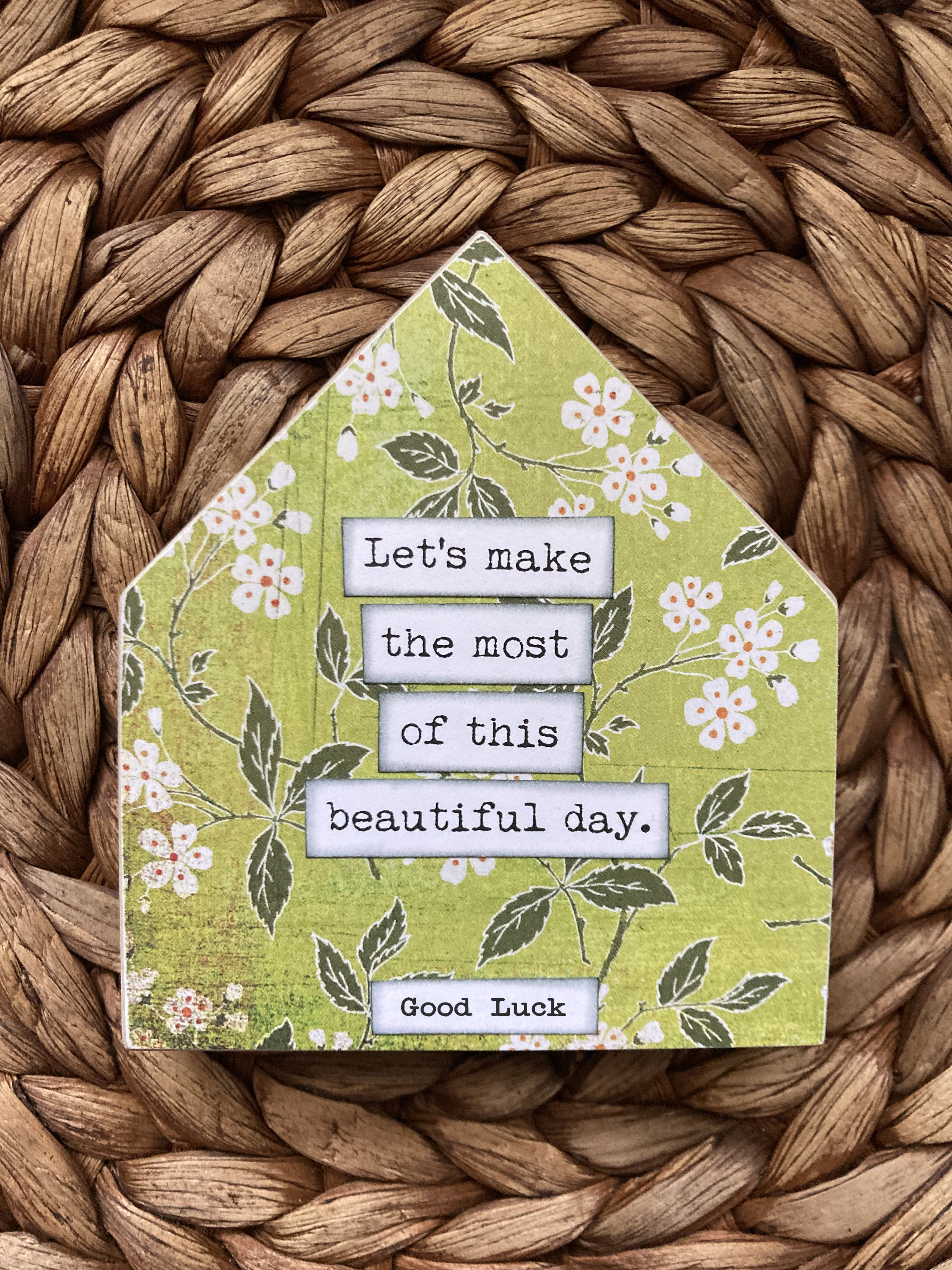 👼INSPIRATIONAL WOOD HOUSE SIGN🎨