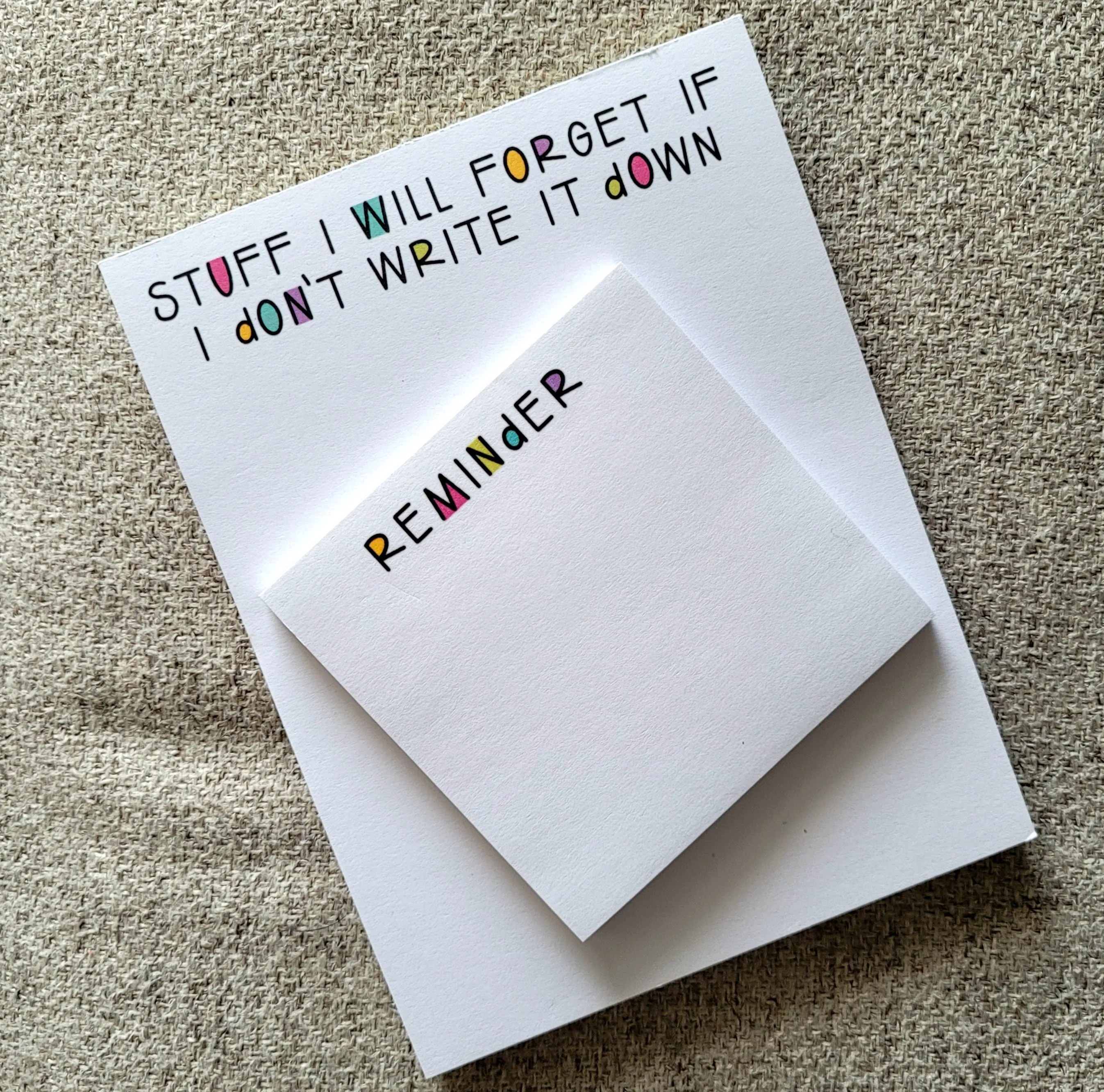 Quirky To-Do List Notepad Set