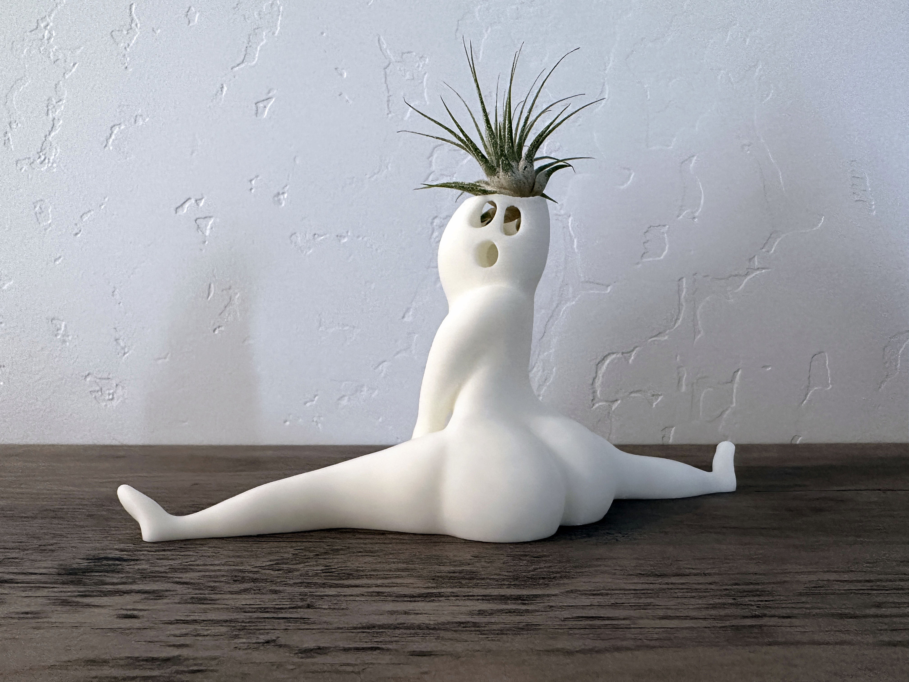 Hilarious Air Plant Display-Big Booty Ghost Planter