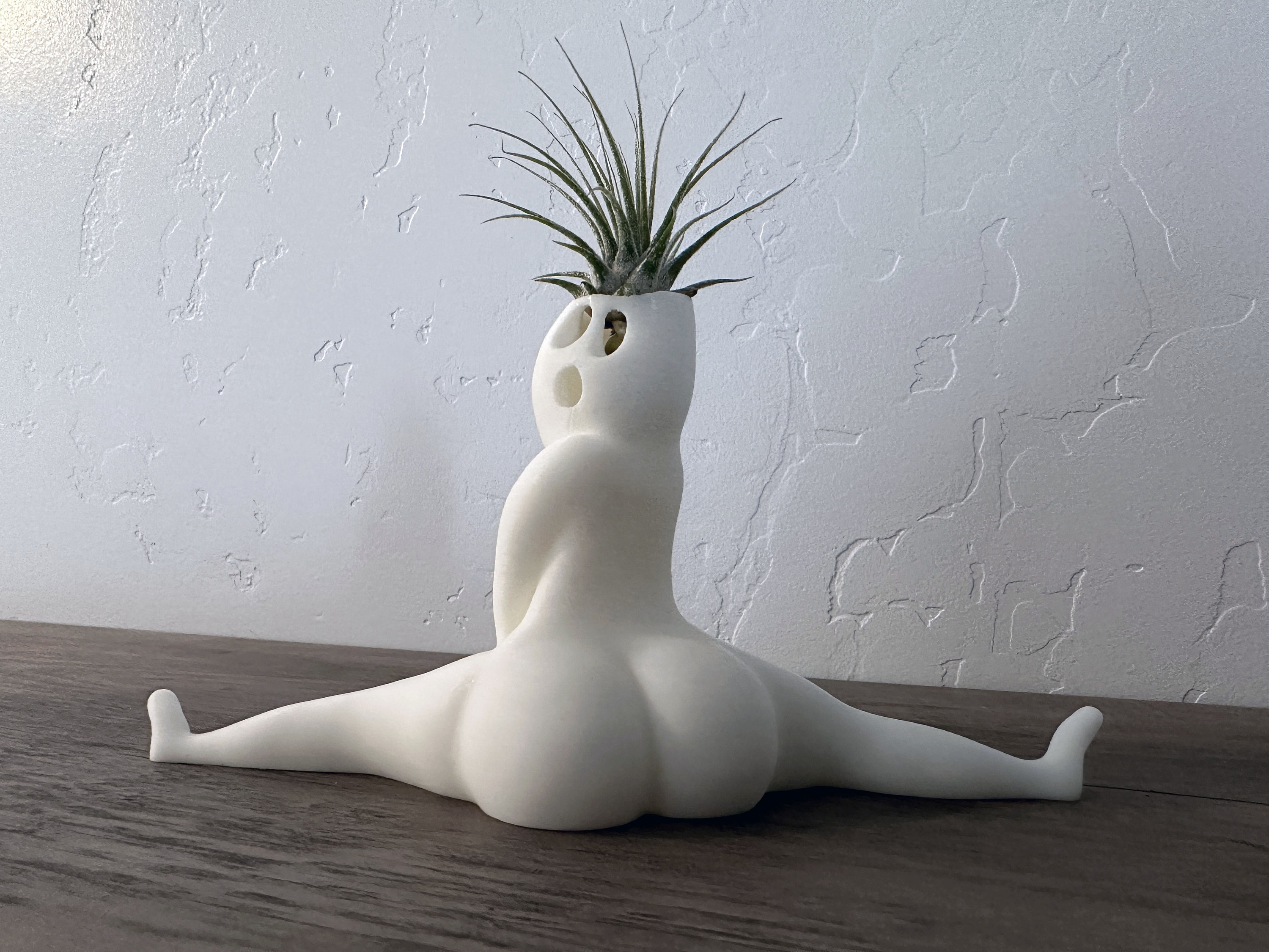 Hilarious Air Plant Display-Big Booty Ghost Planter