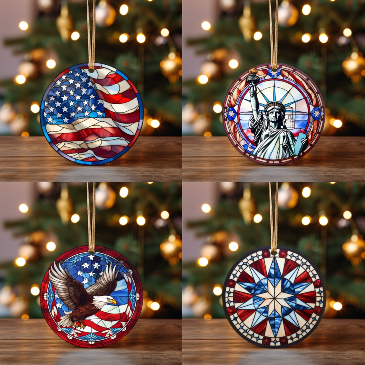 ✨Independence Day Ceramic Decorative Pendants