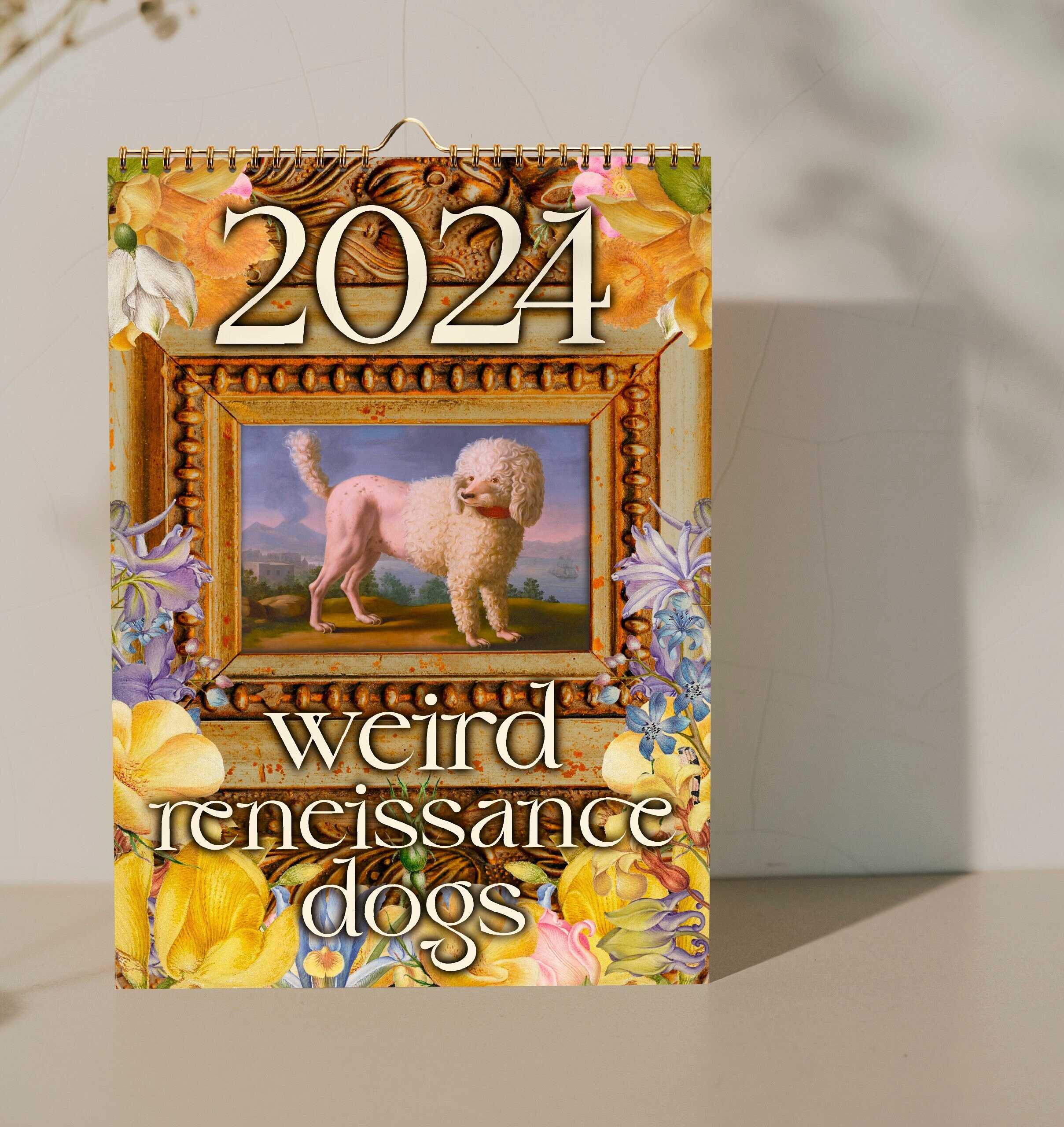 Weird Renaissance Dogs 2024 Wall Calendar