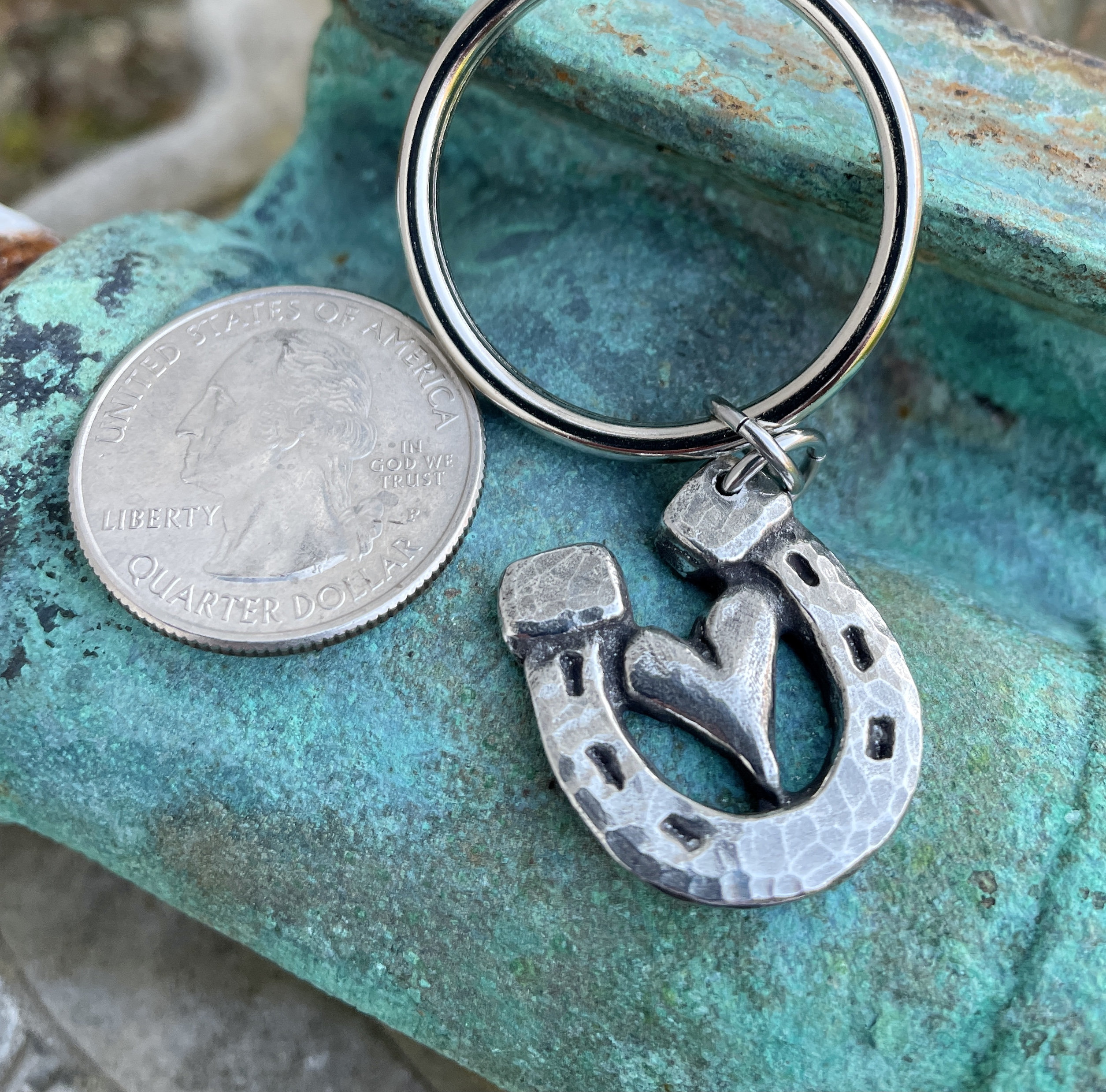 Running Horse Key Ring