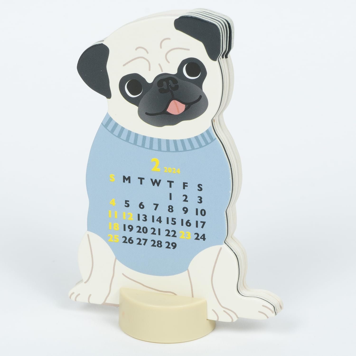 🐶Pug Calendar Mini 2024