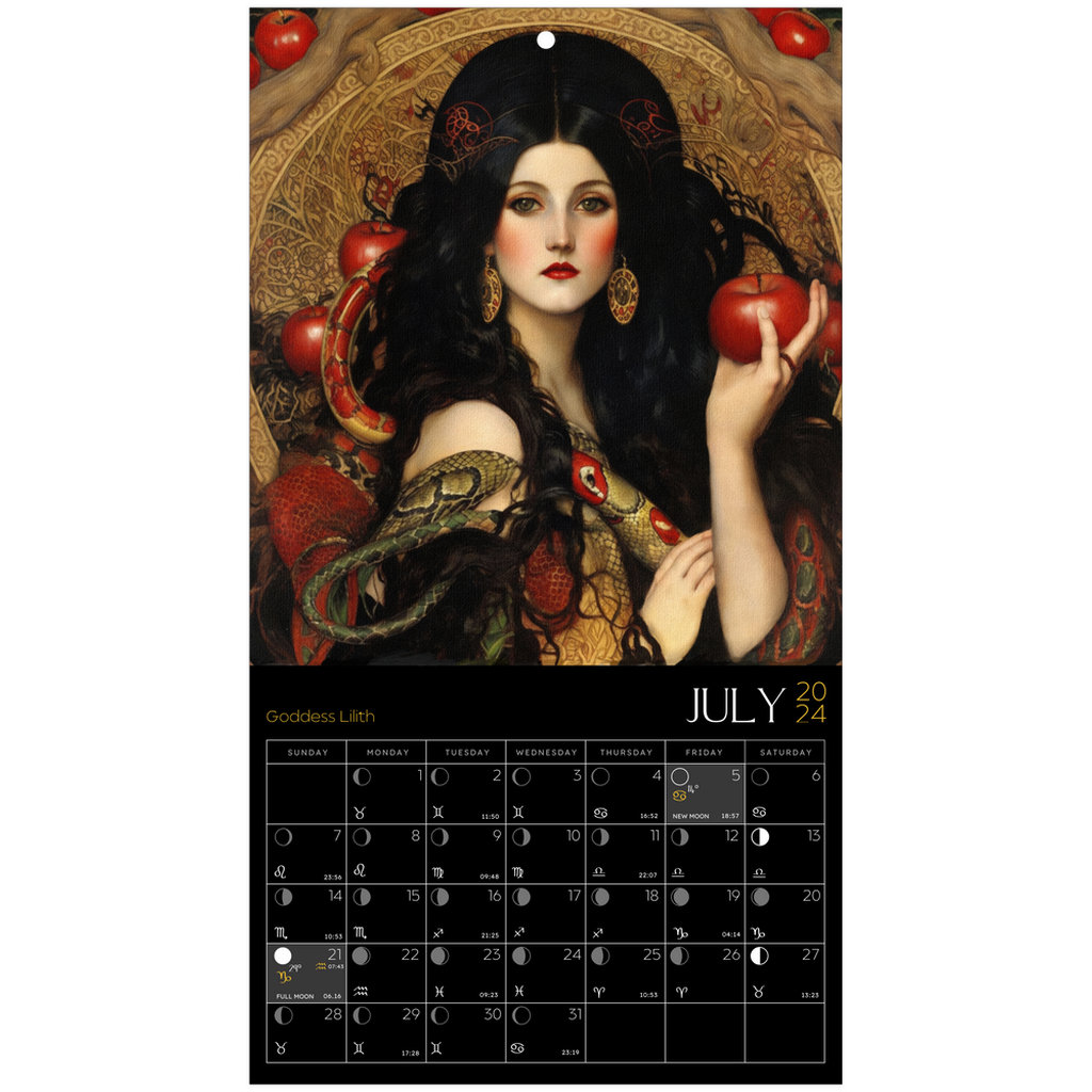 Dark Goddess 2024 Calendar