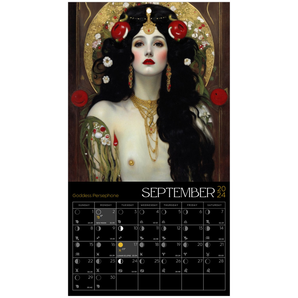 Dark Goddess 2024 Calendar