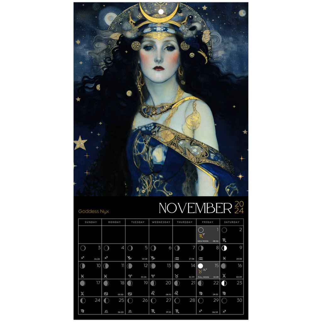 Dark Goddess 2024 Calendar