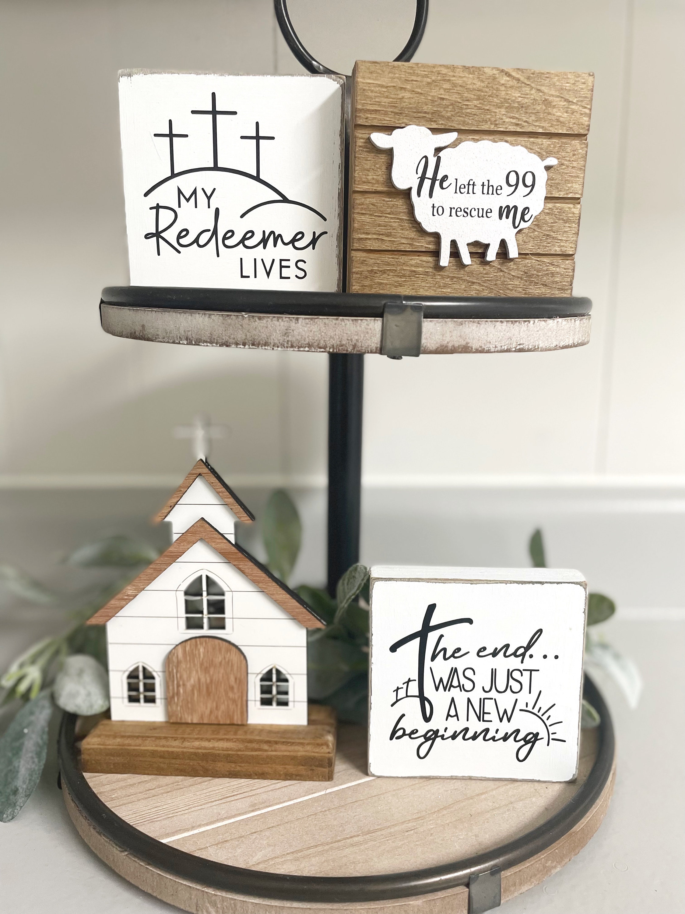 Wooden Easter Christian Sign