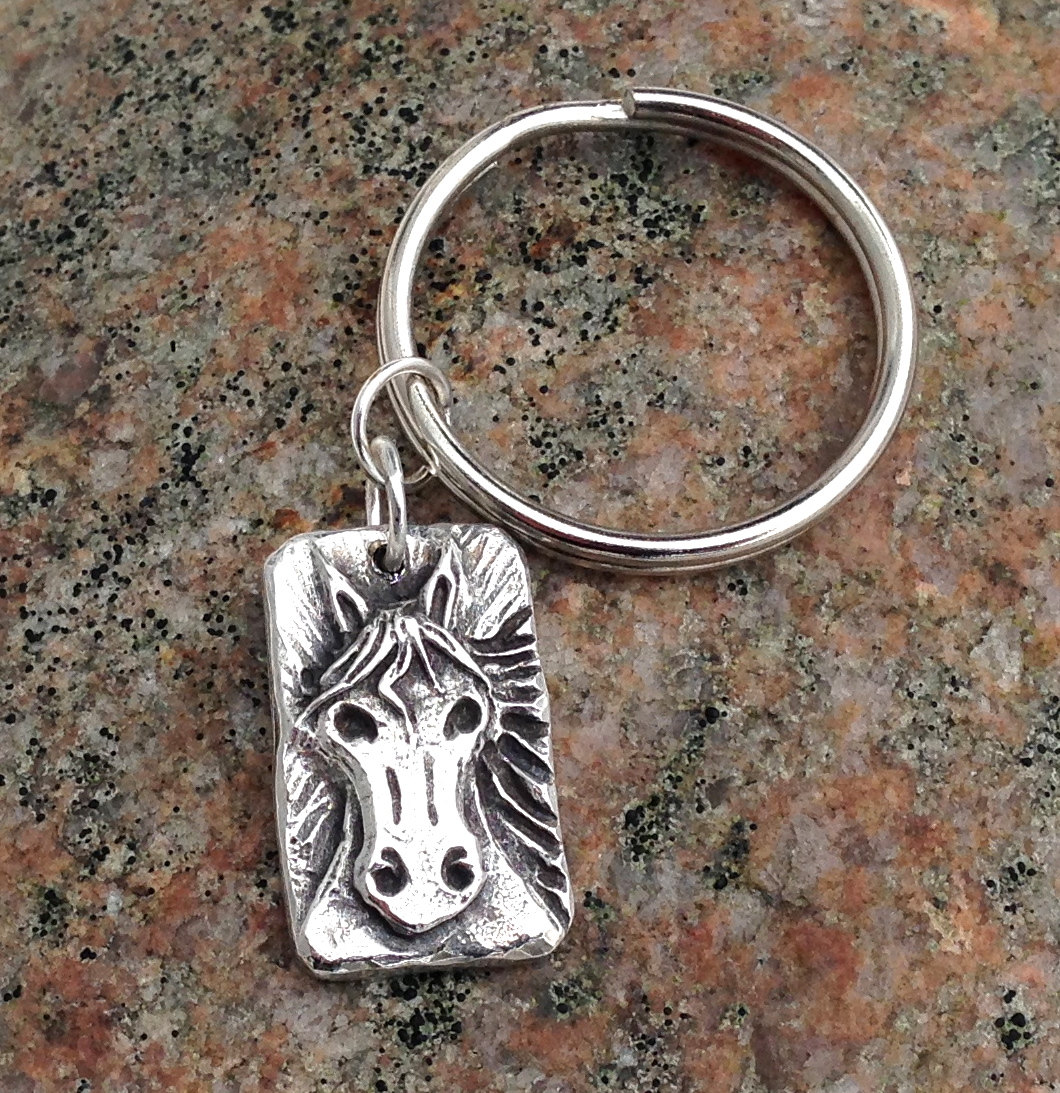 Running Horse Key Ring