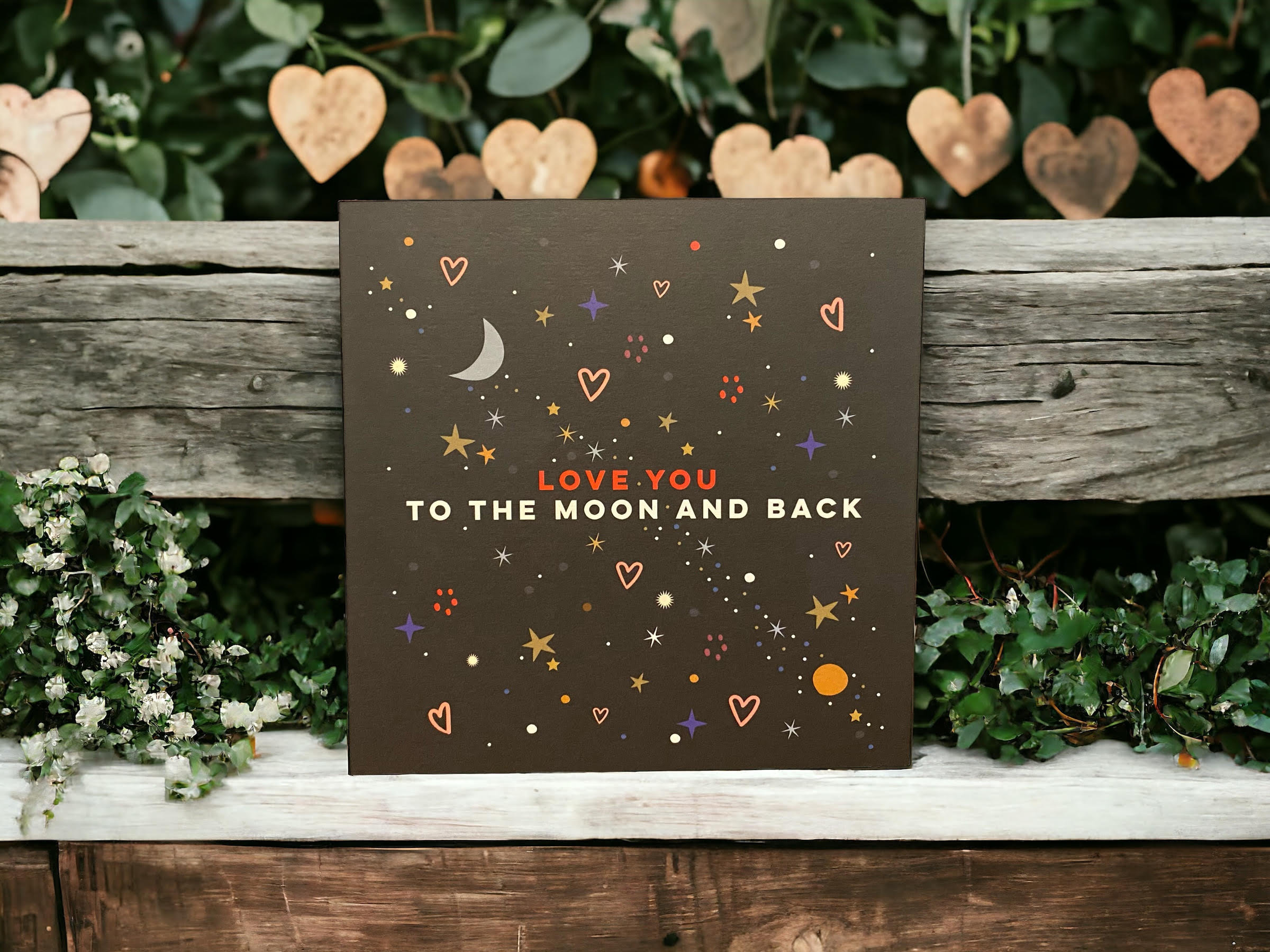 Vibrant Flowers and Leaves Mother’s Day Wooden Sign