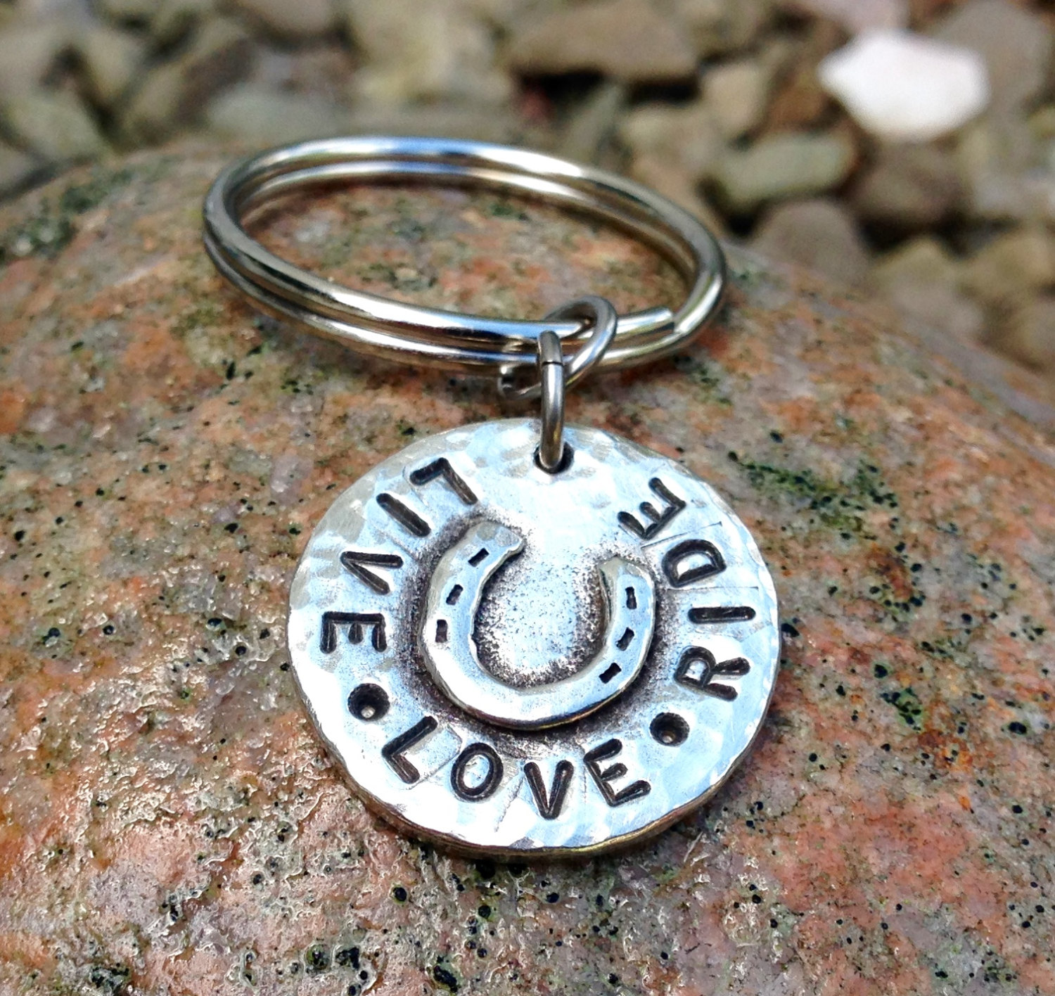 Running Horse Key Ring