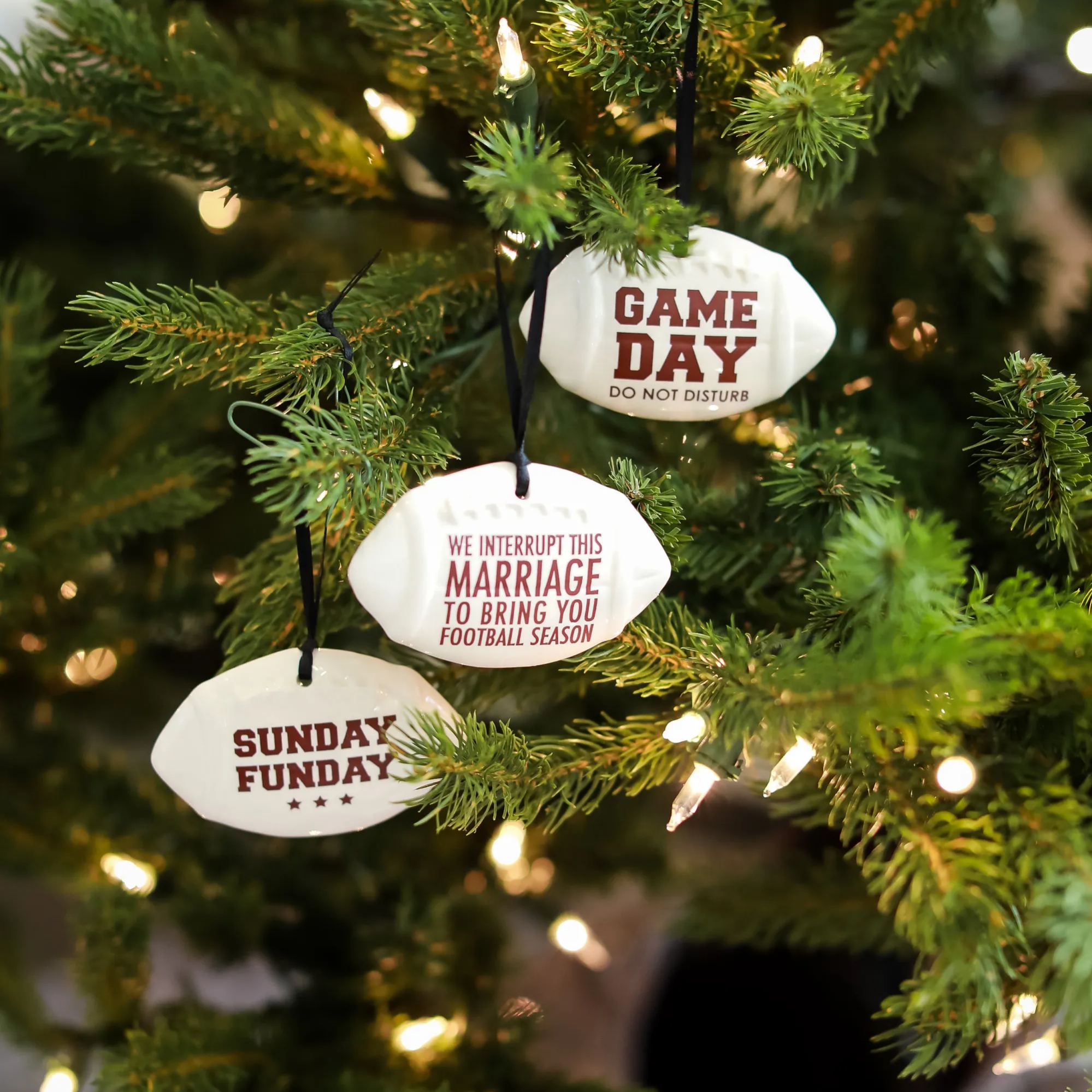 Football Ornament Christmas Gift