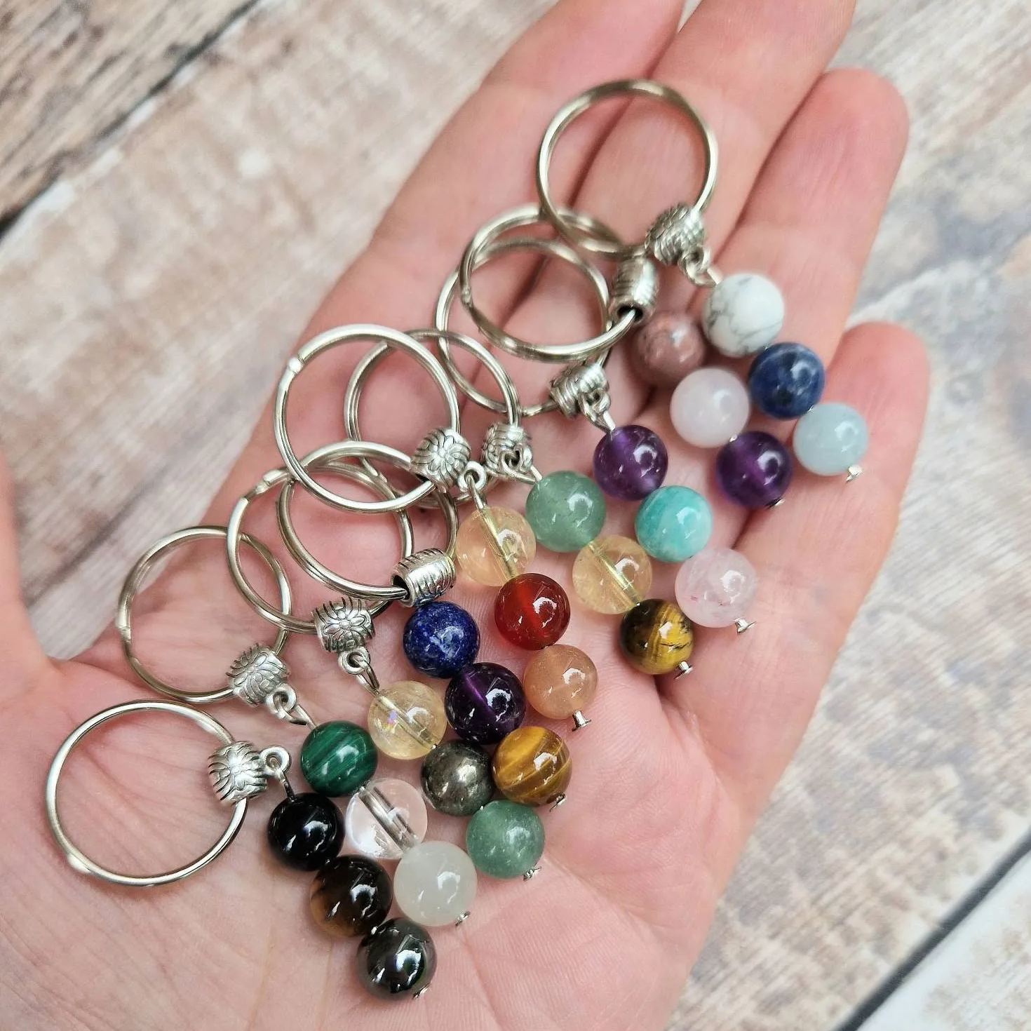 💖Healing Gemstone Keychain