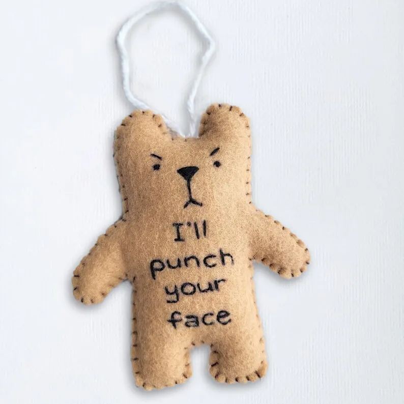  🔥Black Friday Sale 80% OFF!!  Funny bear Christmas ornaments  ฅʕ•̫͡•ʔฅ