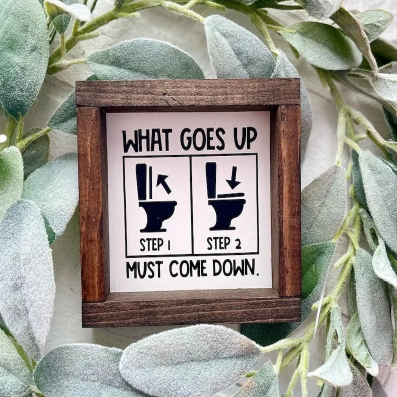 💡Interesting Bathroom Logo⭐