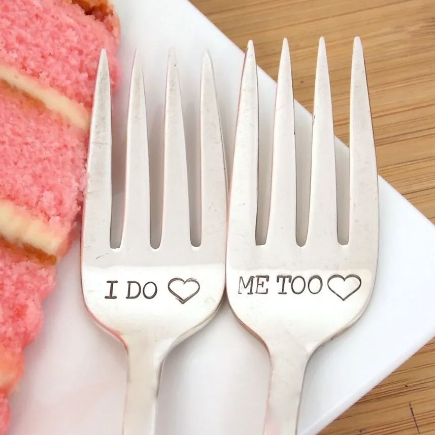 💕Couple's Forks & Spoon Gift🎁