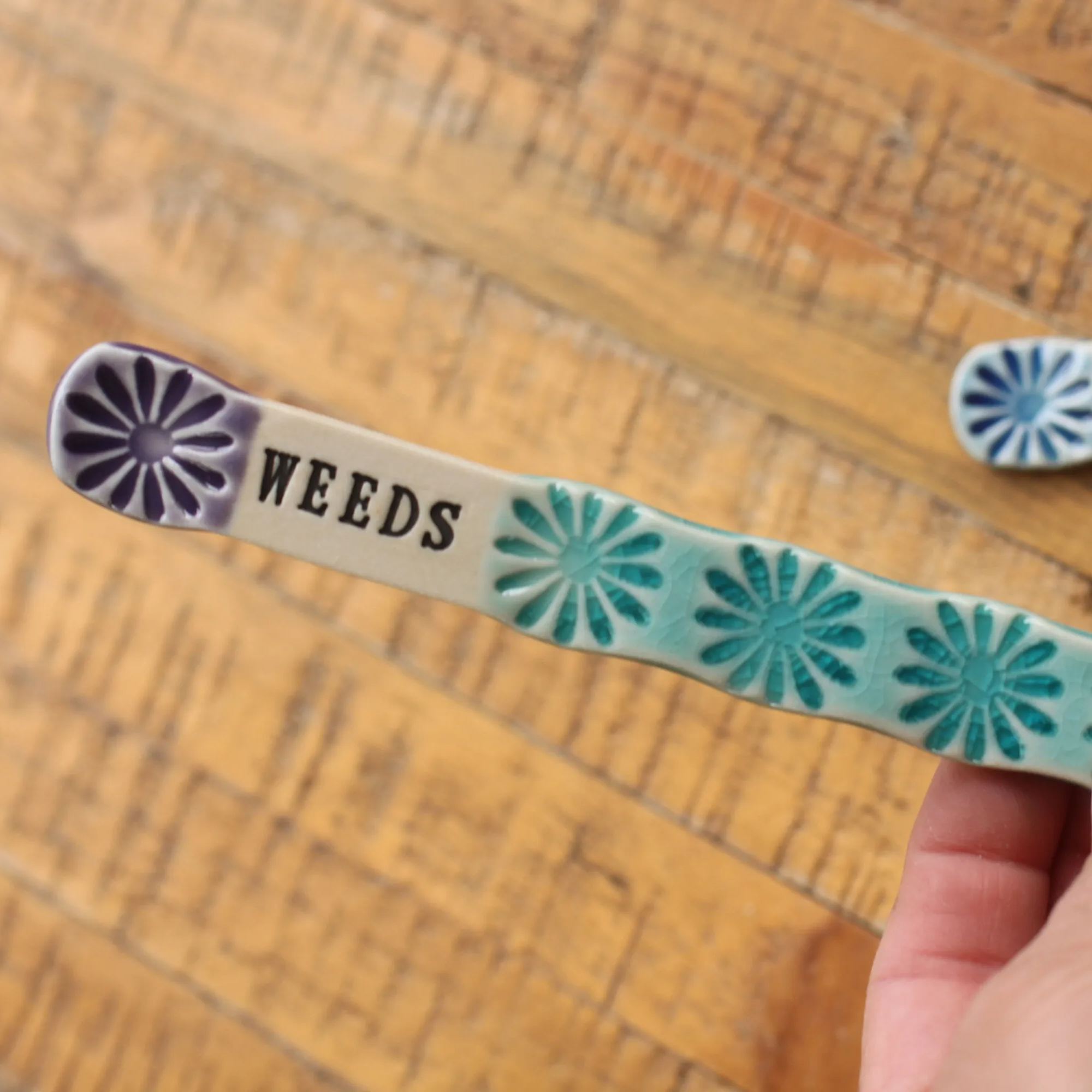 🌿Handmade Porcelain Garden Markers