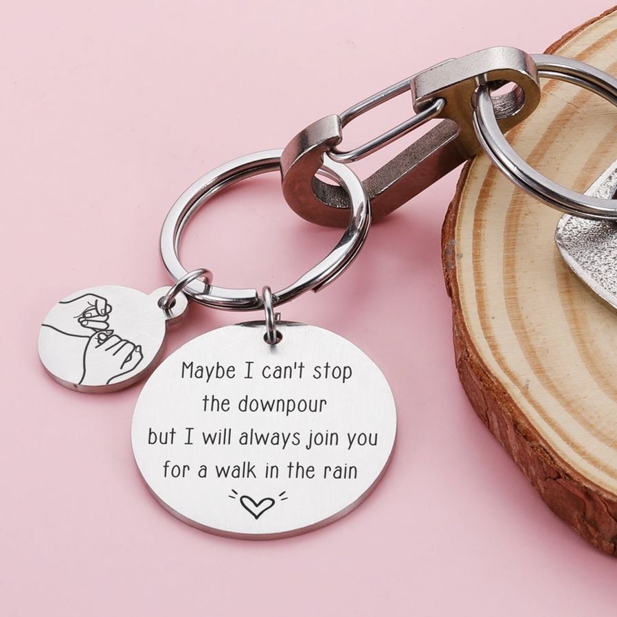 KEYCHAIN-always join you for a walk in the rain