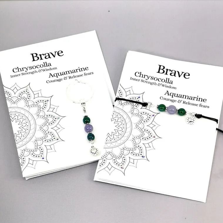 💖Healing Gemstone Bracelet Keychain