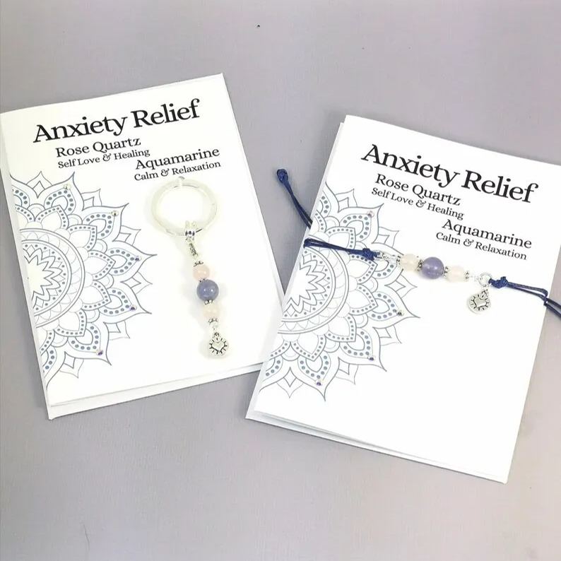 💖Healing Gemstone Bracelet Keychain