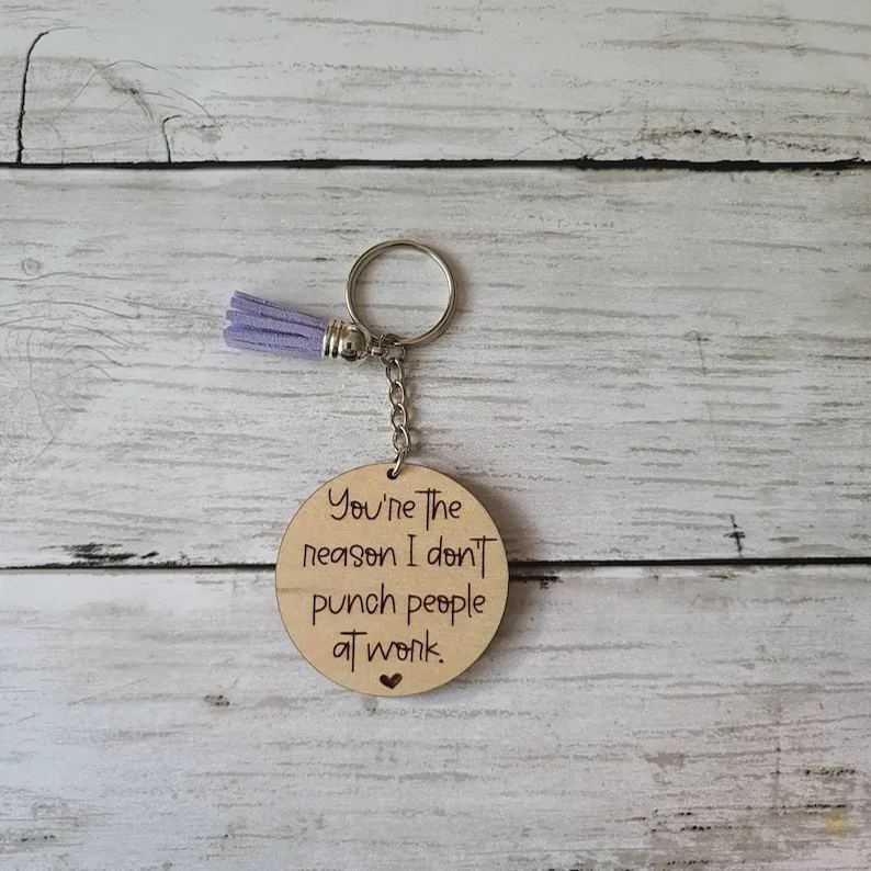 🔑Coworker Gift Funny Keychain