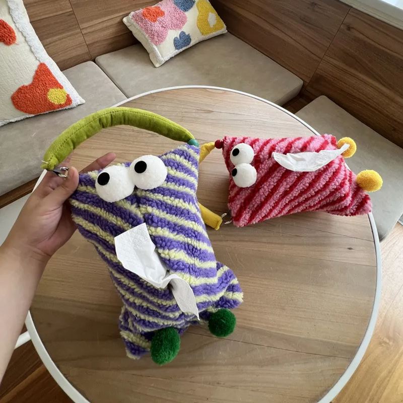 🎀Creative Gift🎁 - 💜Cute Paper Drawout Box Hanging Bag🎗