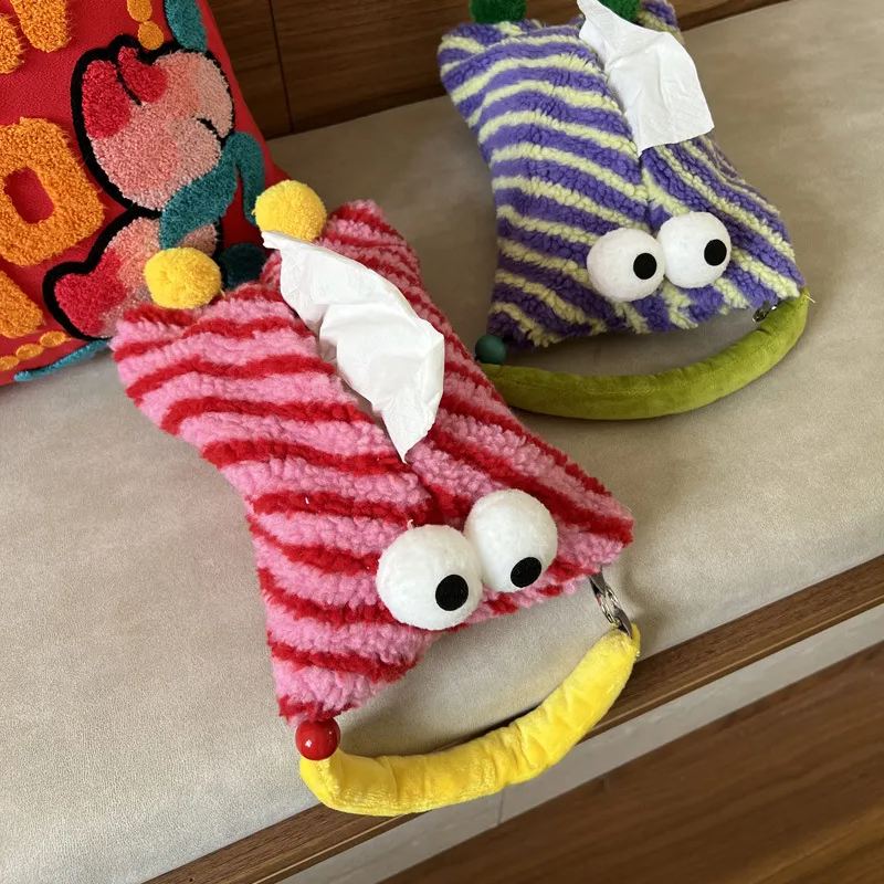 🎀Creative Gift🎁 - 💜Cute Paper Drawout Box Hanging Bag🎗