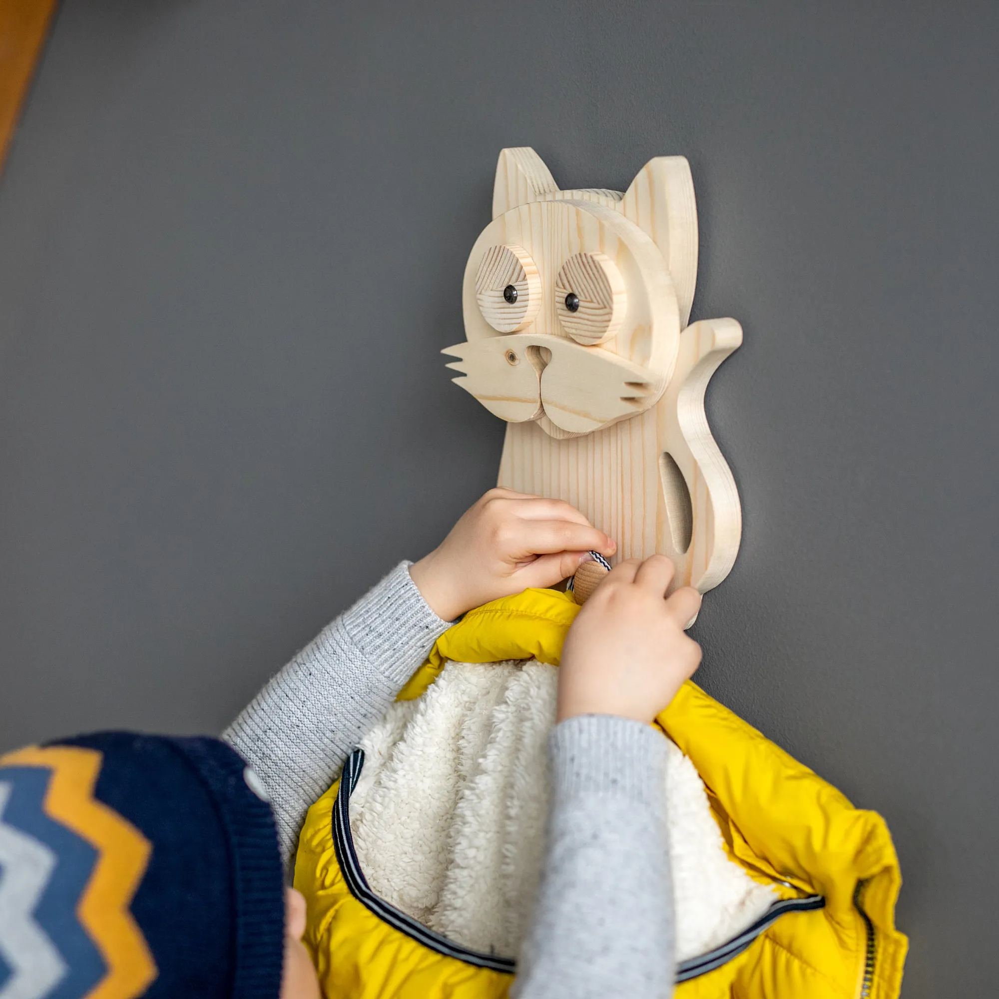 🔥LAST DAY SALE 50% OFF🔥-Animal Wooden Hangers🐱