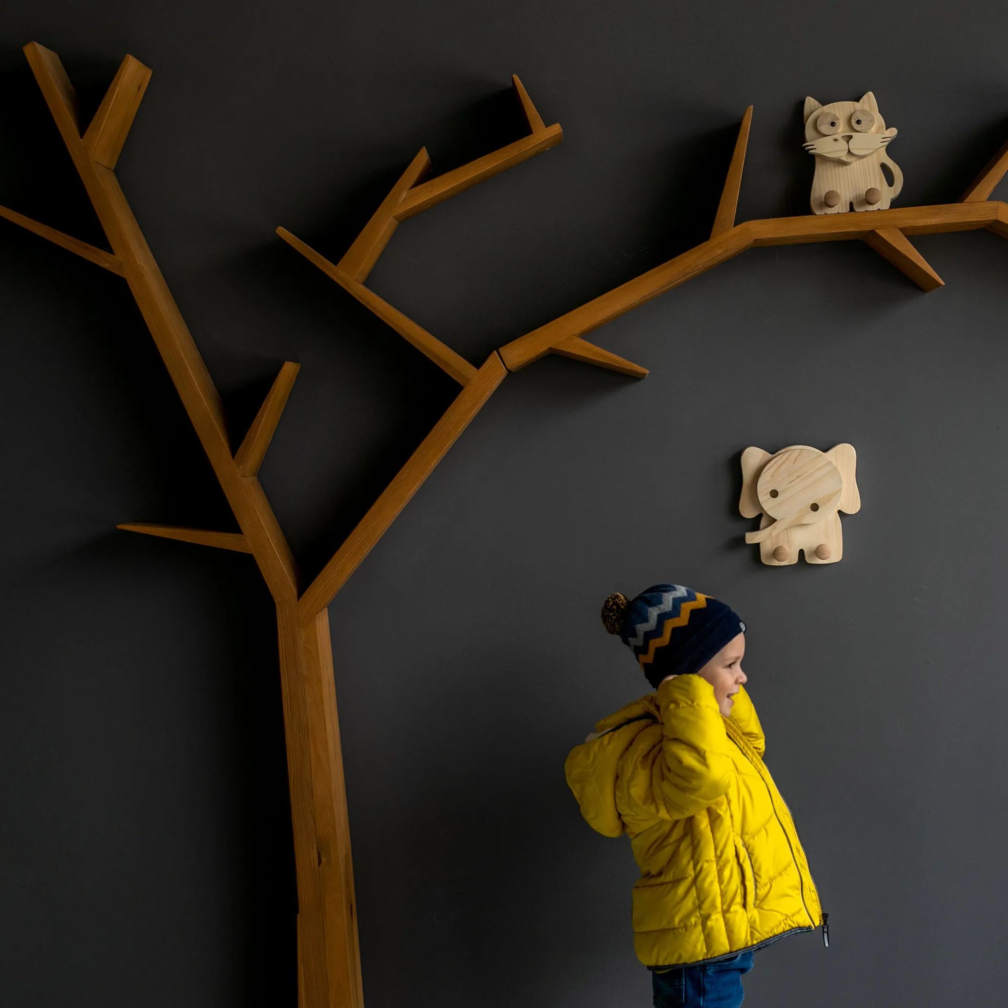 🔥LAST DAY SALE 50% OFF🔥-Animal Wooden Hangers🐱