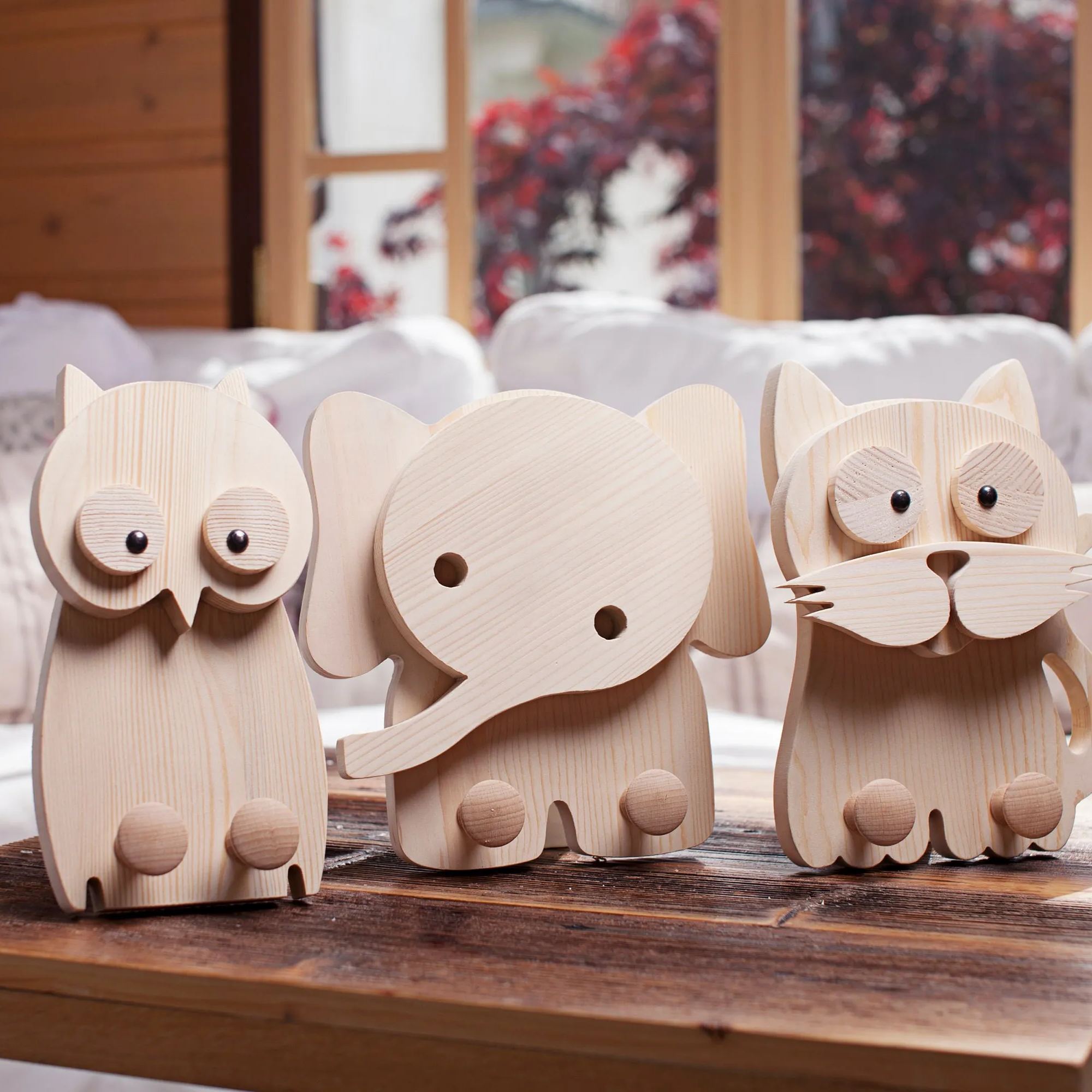 🔥LAST DAY SALE 50% OFF🔥-Animal Wooden Hangers🐱