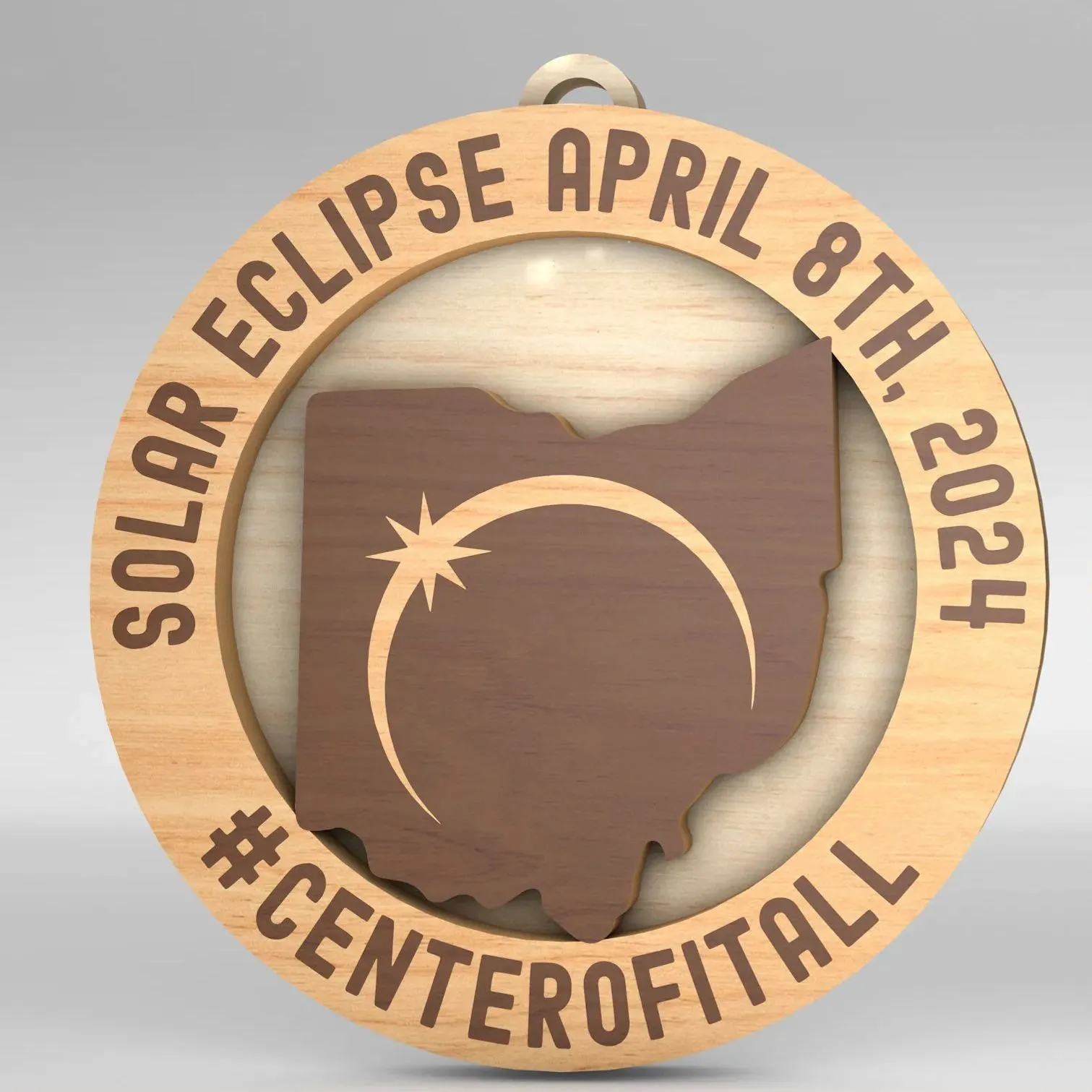 🌕2024 Solar Eclipse Commemorative Ornaments🌑