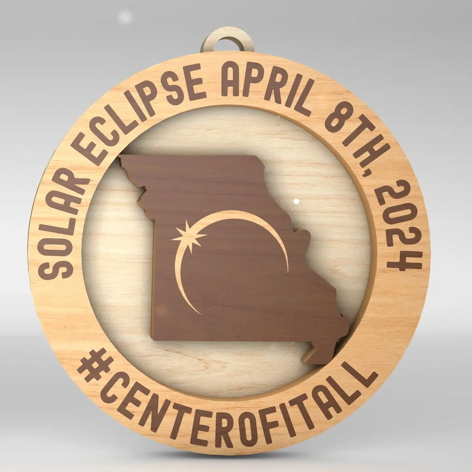 🌕2024 Solar Eclipse Commemorative Ornaments🌑