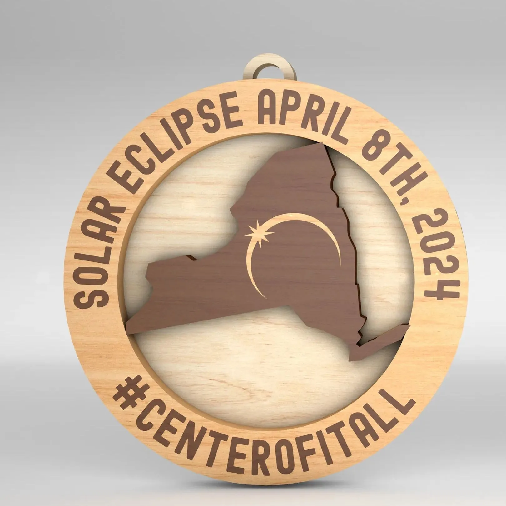 🌕2024 Solar Eclipse Commemorative Ornaments🌑