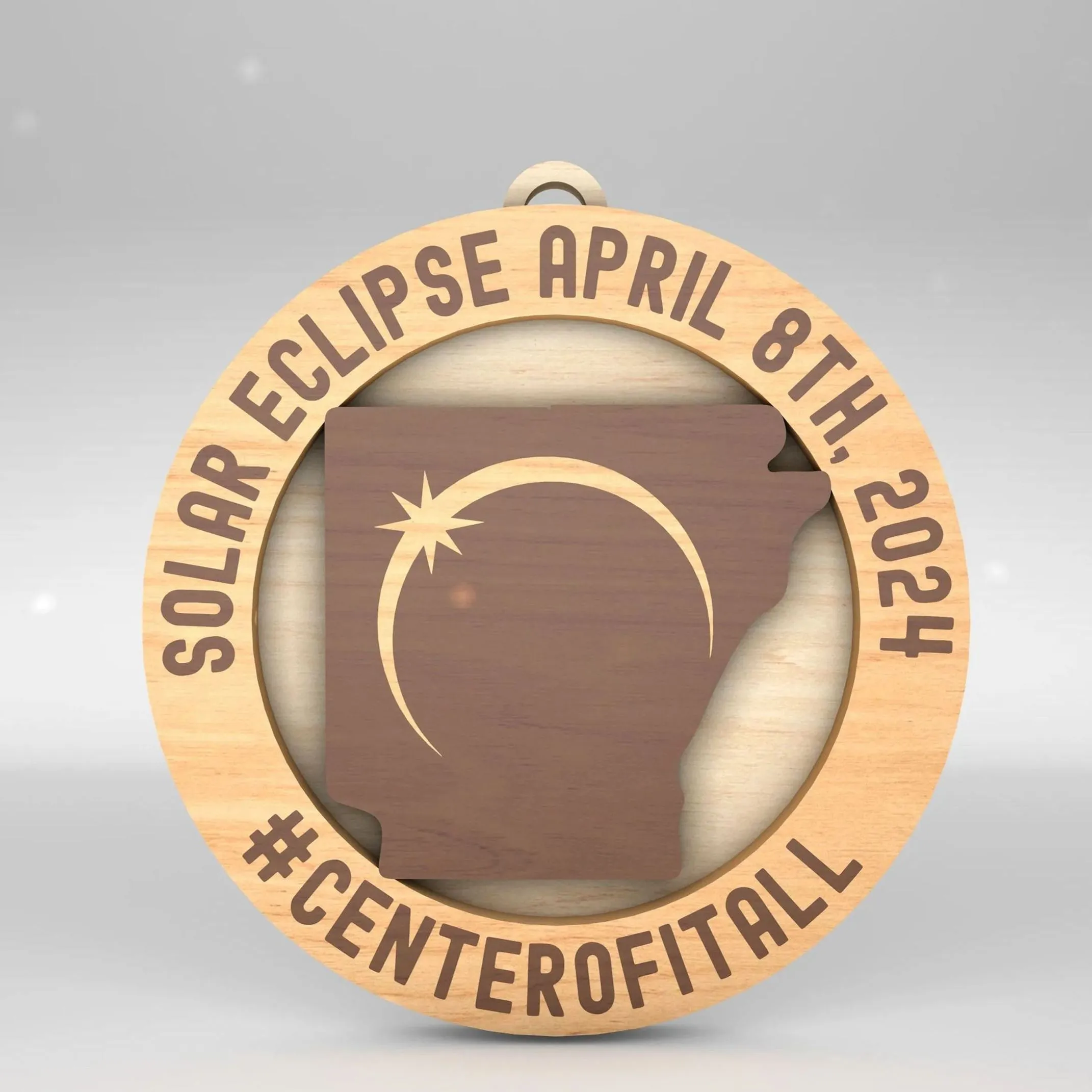 🌕2024 Solar Eclipse Commemorative Ornaments🌑