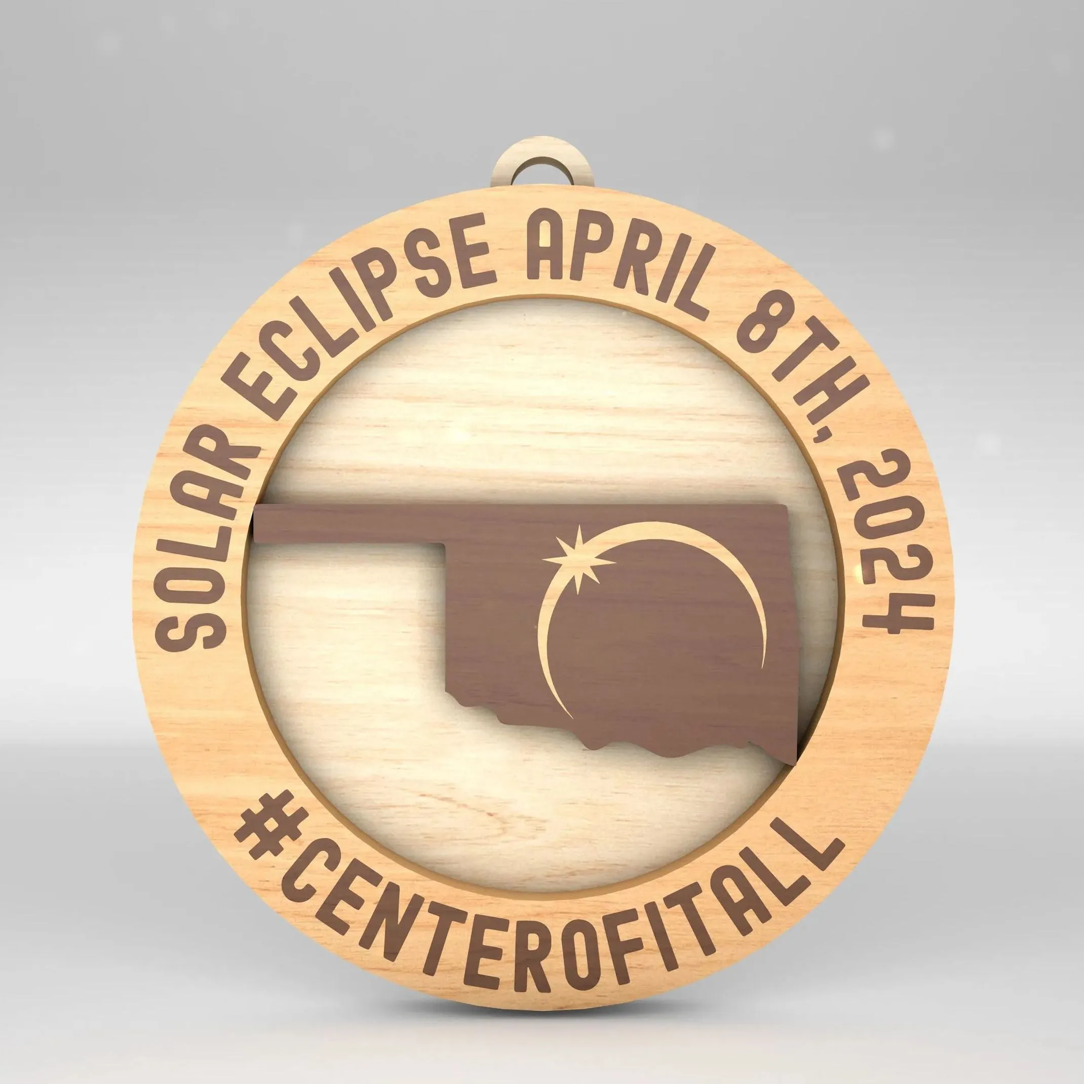 🌕2024 Solar Eclipse Commemorative Ornaments🌑