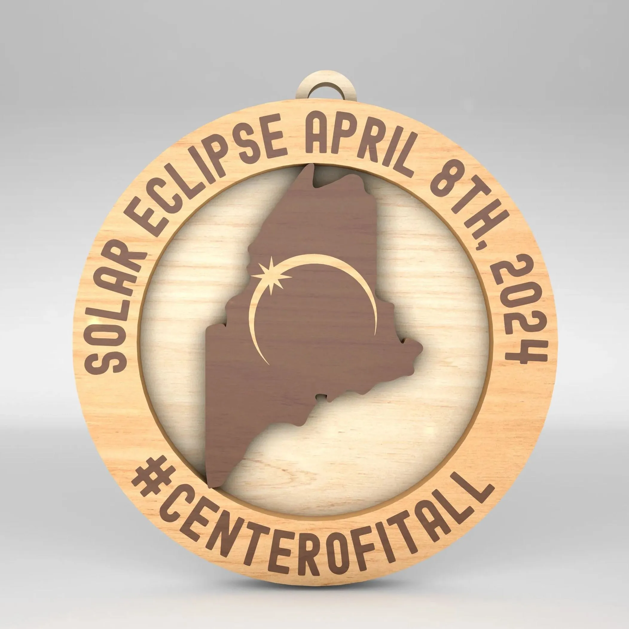 🌕2024 Solar Eclipse Commemorative Ornaments🌑